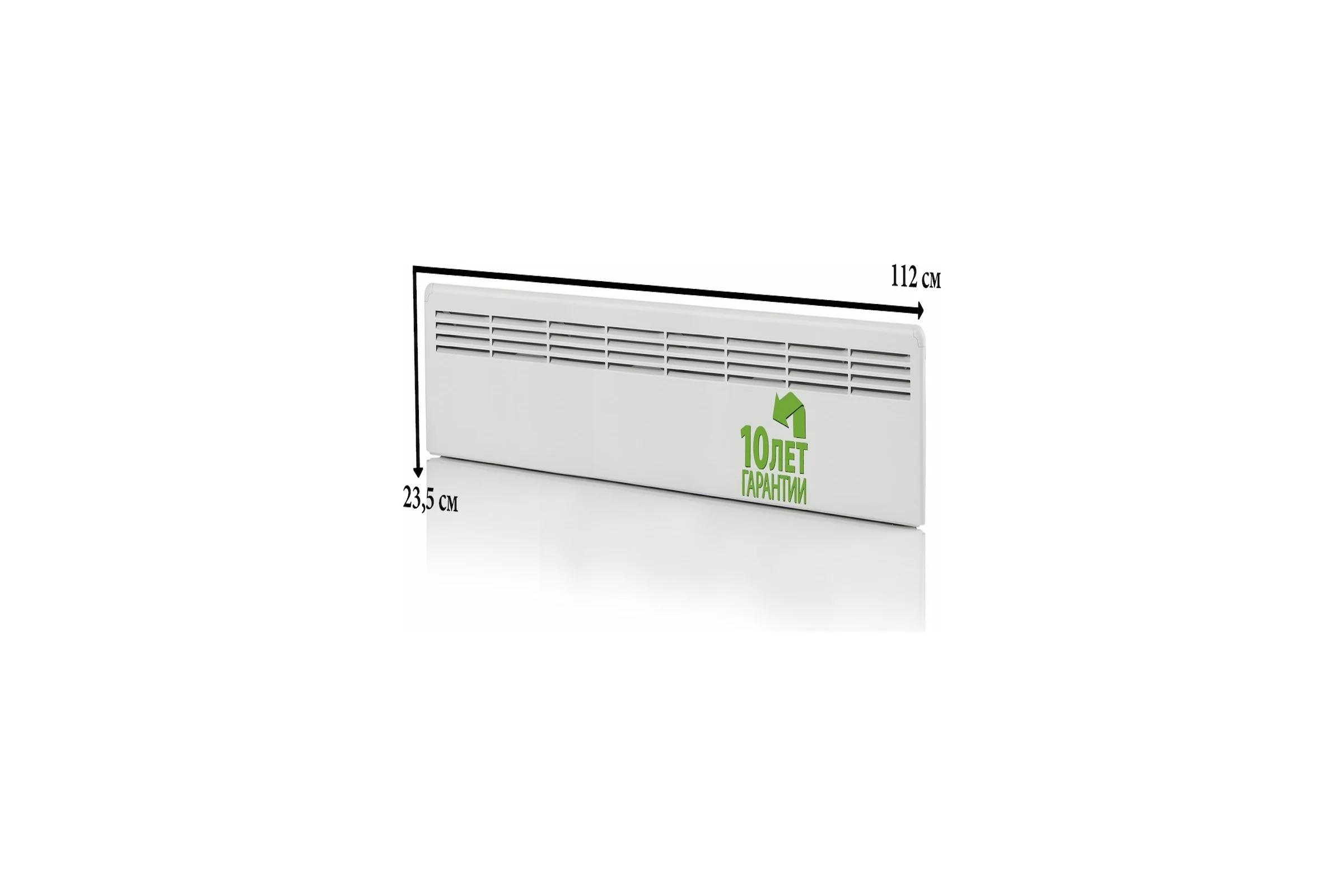 Конвектор Ensto FinnHeat MINI, механический термостат, вилка, 1000Вт EPHBMM10PR