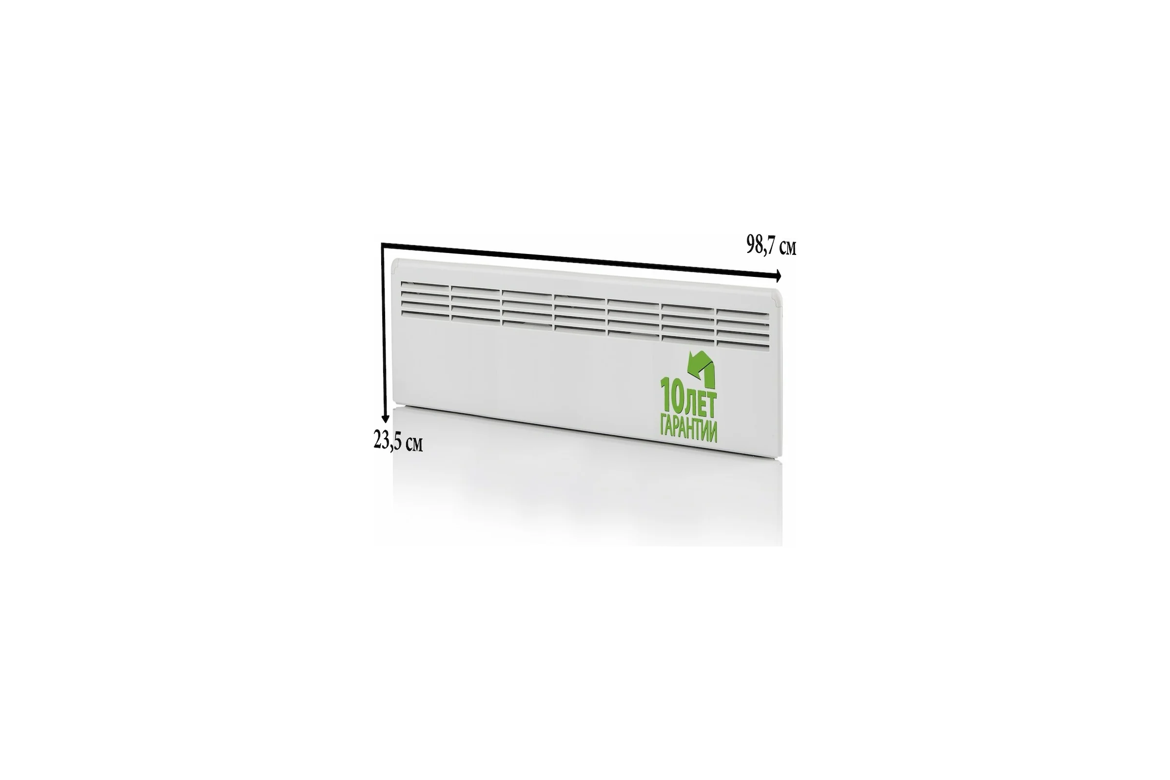 Конвектор Ensto FinnHeat MINI, механический термостат, вилка, 750Вт EPHBMM07PR