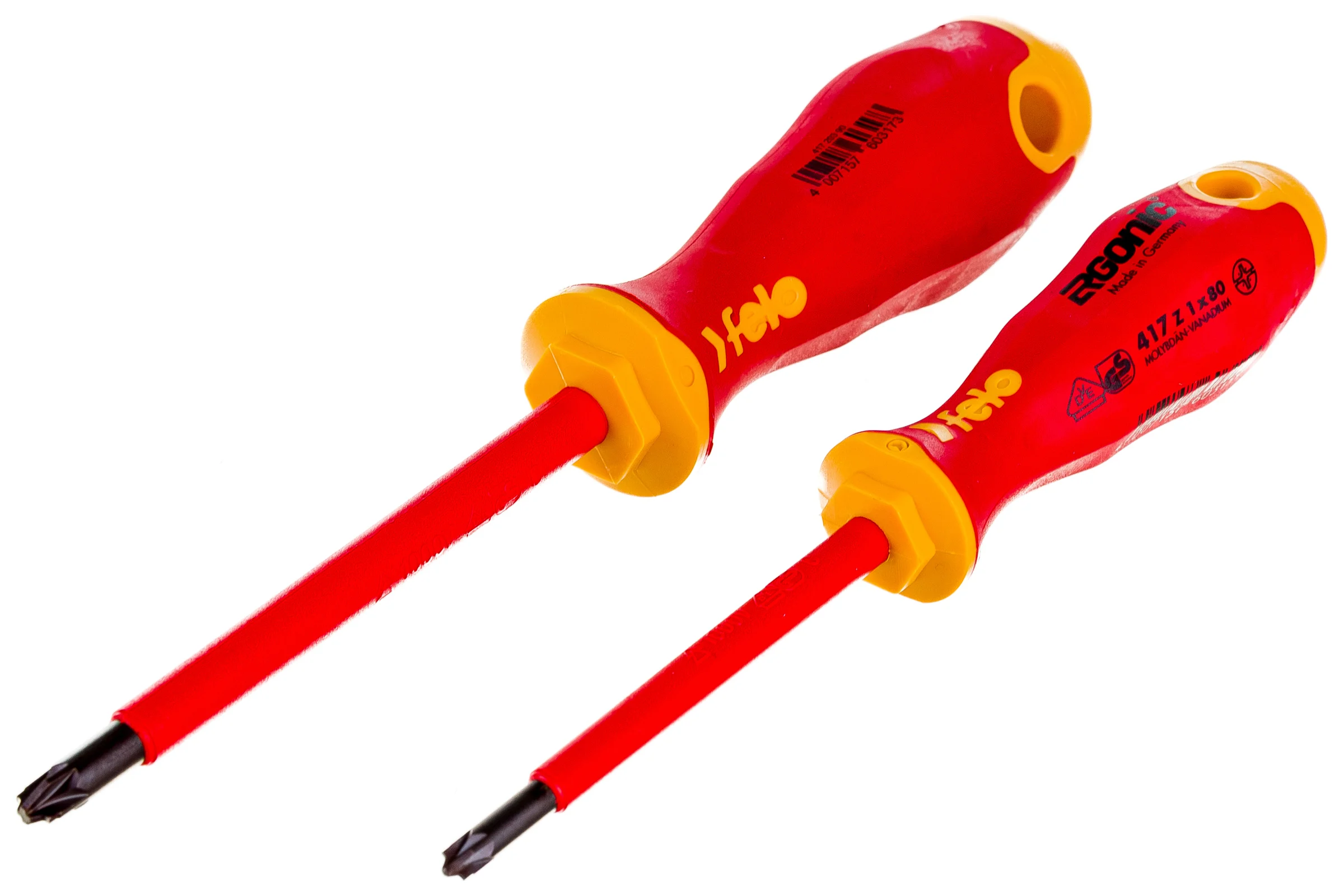 Набор крестовых диэлектрических отверток Felo Ergonic 2 шт 41792191