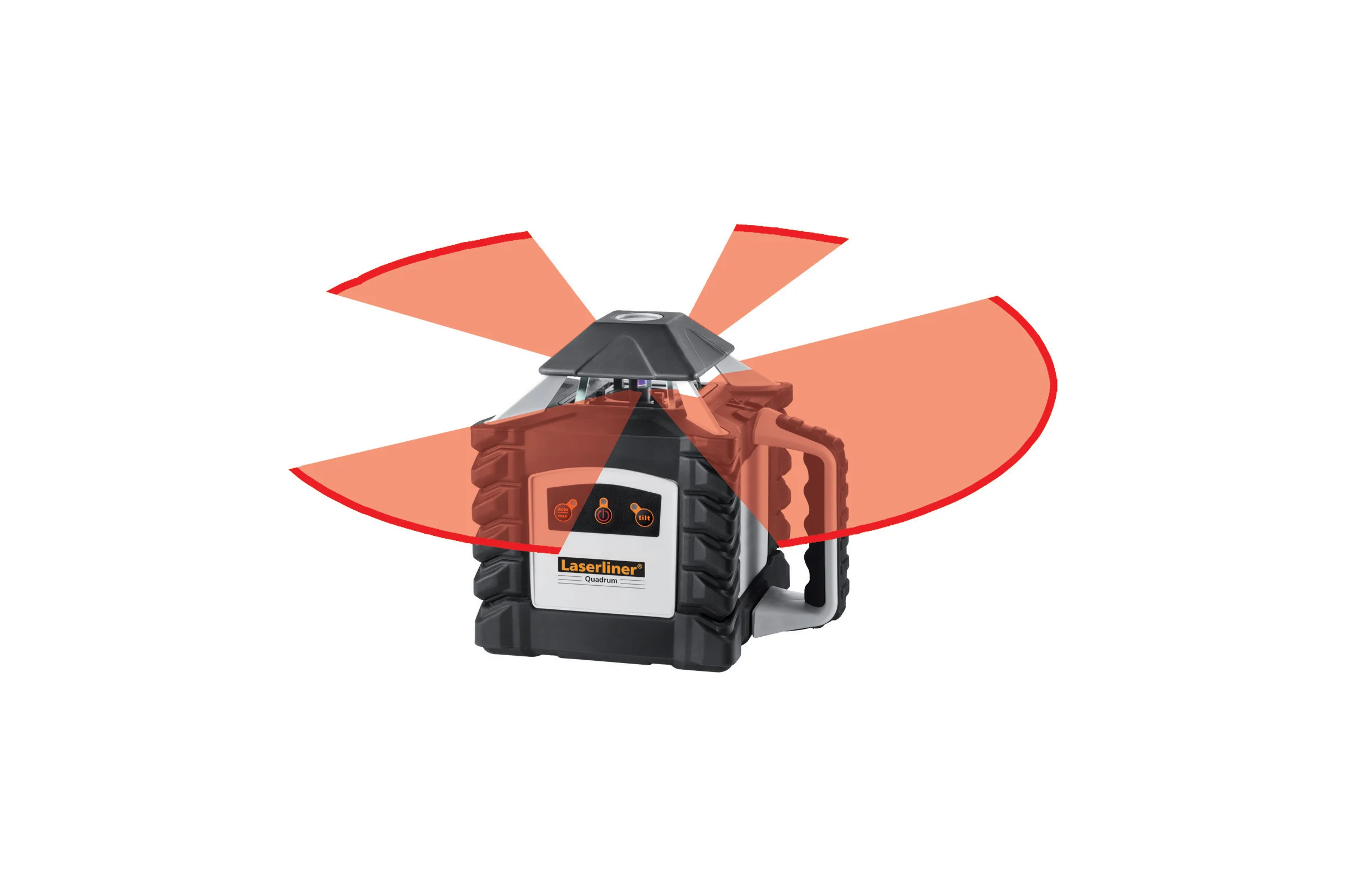 Полностью автоматический ротационный лазер Laserliner Quadrum 410 S 053.00.07A