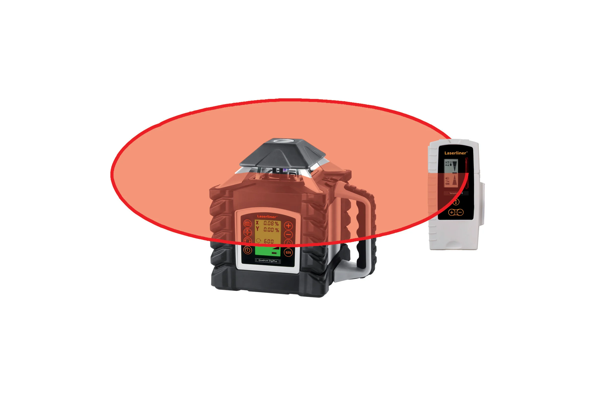 Ротационный лазерный нивелир Laserliner Quadrum DigiPlus 410 S 053.300A