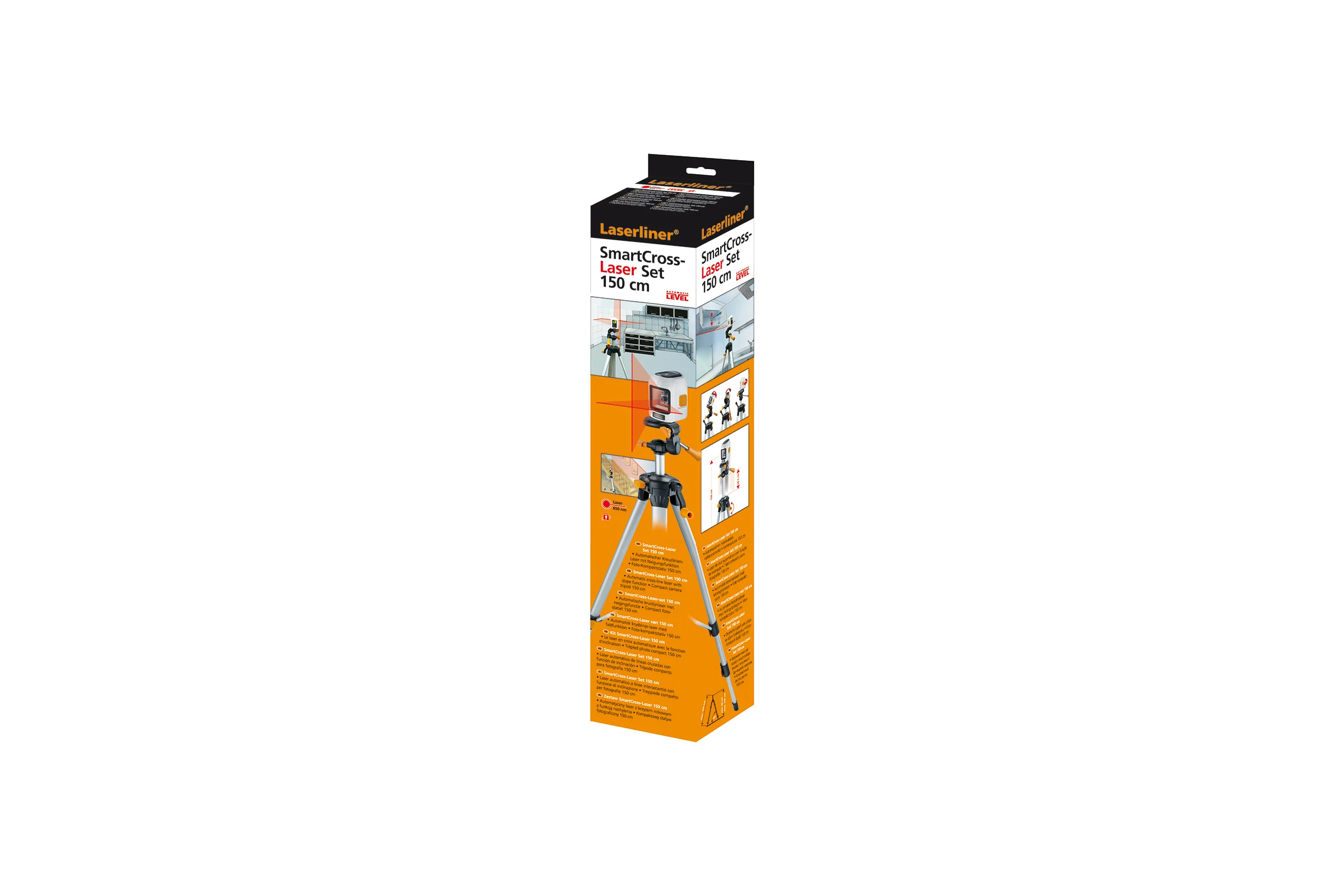 Автоматический перекрёстный лазерный прибор Laserliner SmartCross-Laser Set 150 cm 081.114A