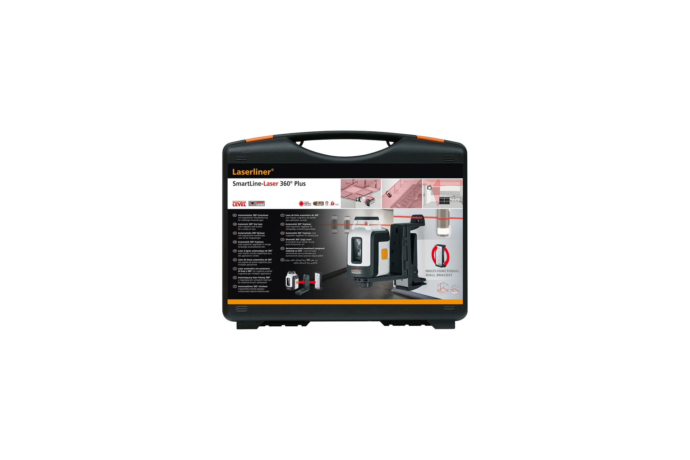 Автоматический прибор с горизонтальным лазерным кругом Laserliner SmartLine-Laser 360 Plus 081.119A