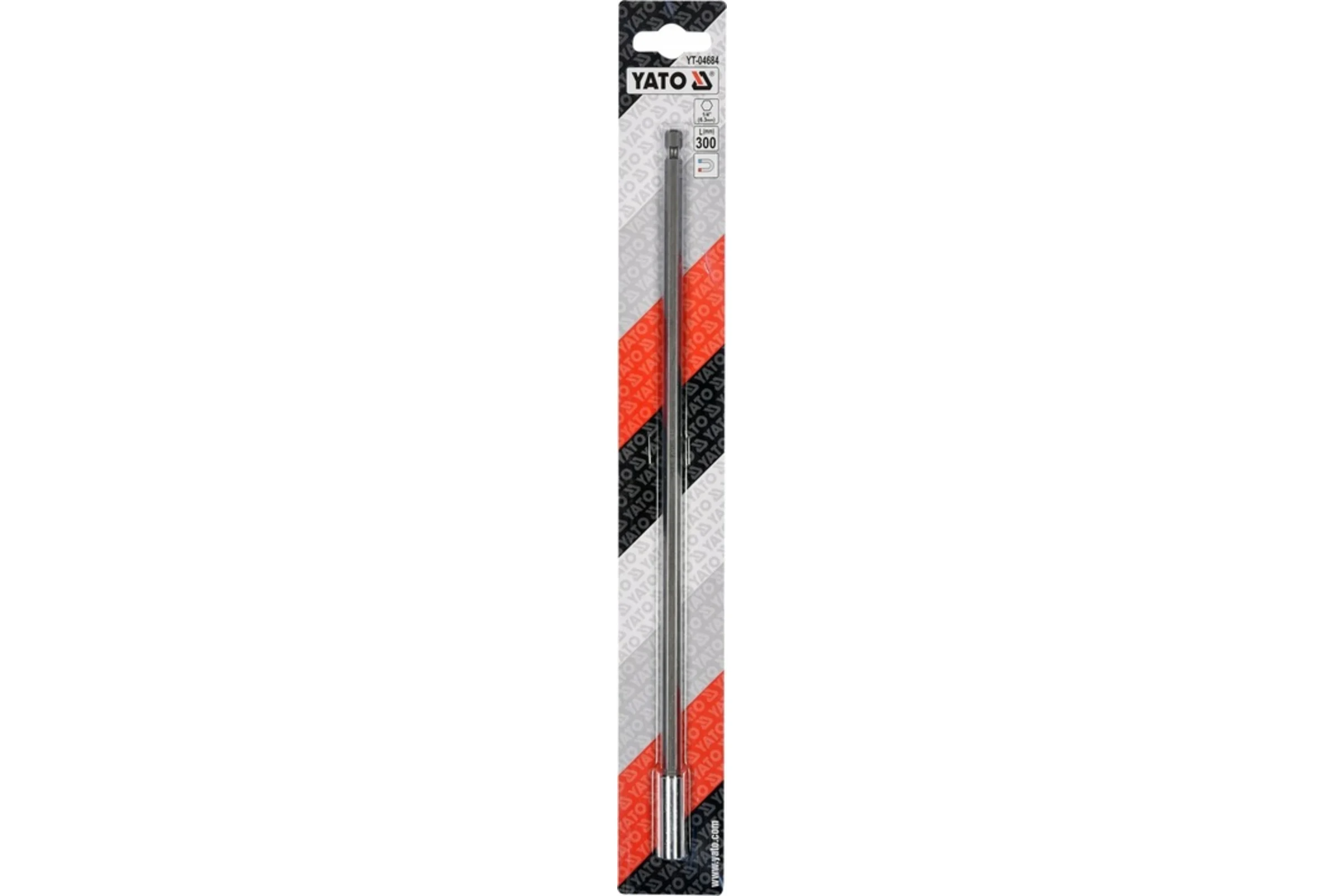 Адаптер-удлинитель для бит 1/4", 300 мм YATO YT-04684
