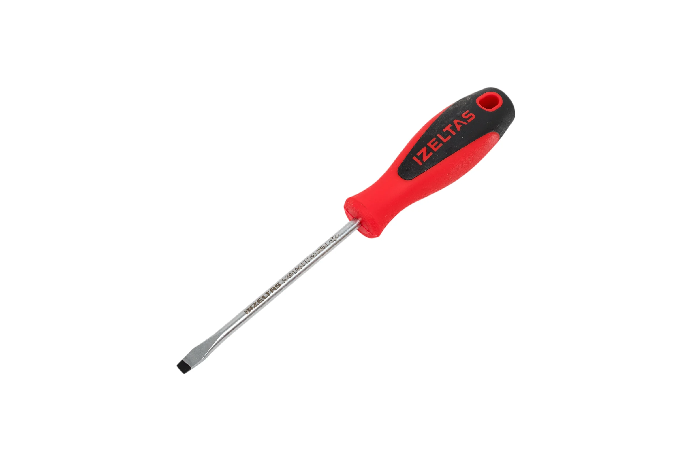 Отвертка с прямым шлицем ERGONOMIK 5х100мм IZELTAS 4350175100