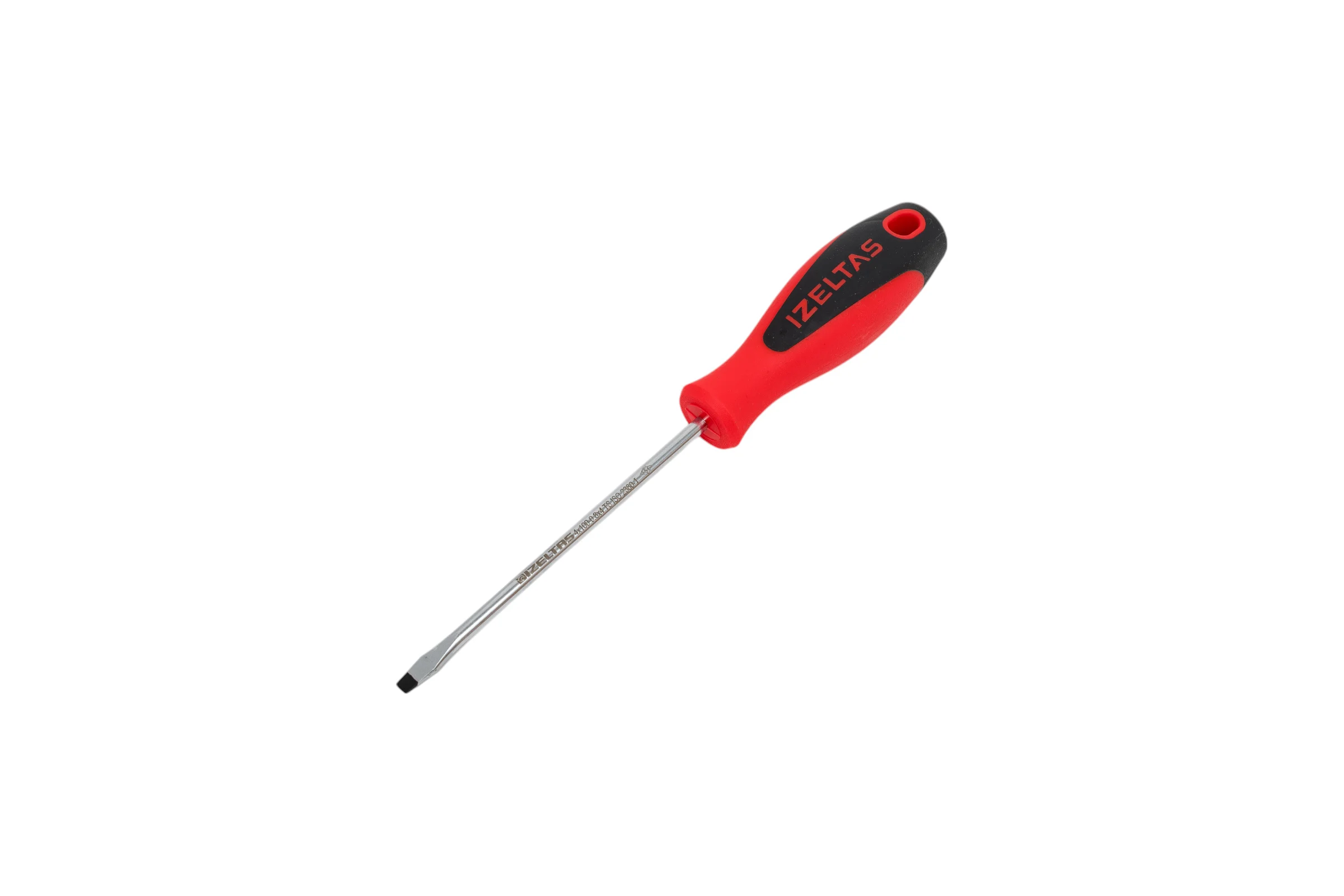 Отвертка с прямым шлицем ERGONOMIK 4х100мм IZELTAS 4350174100