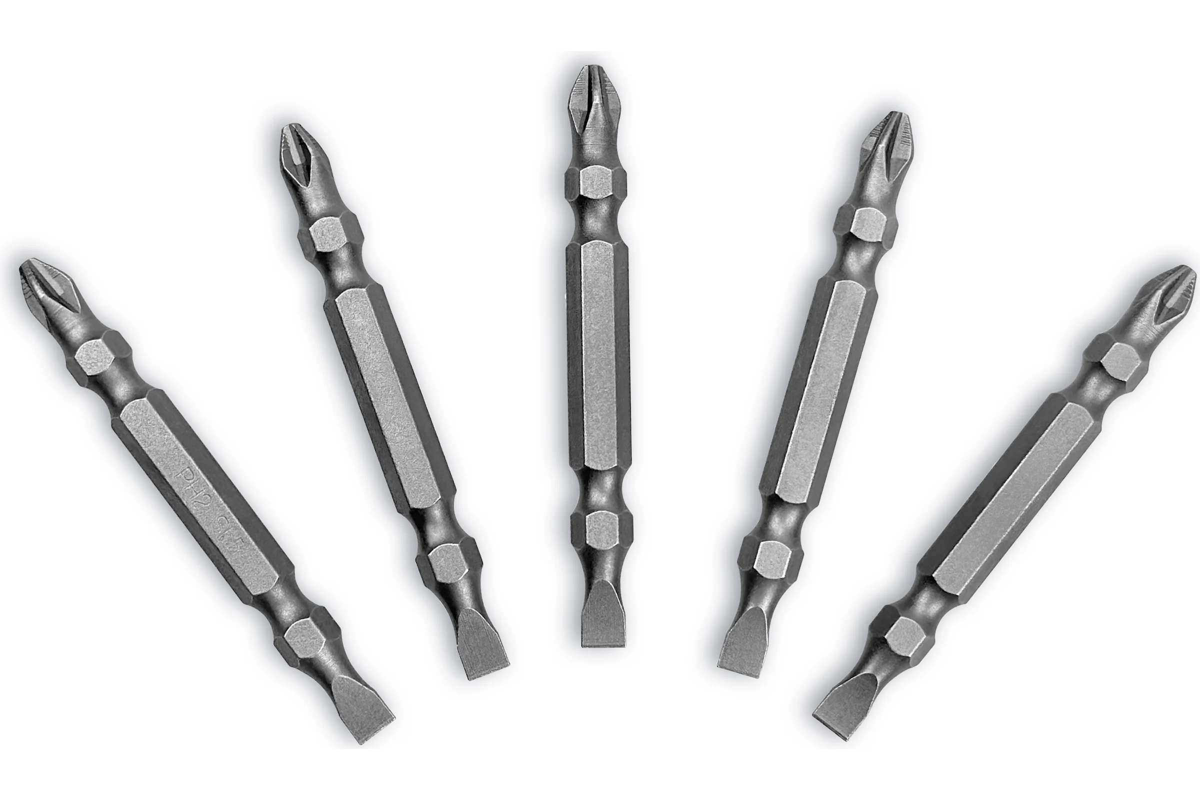 Набор бит двухсторонних Ph2xSl5, 65 мм vertextools БТ-PH2-SL5-65