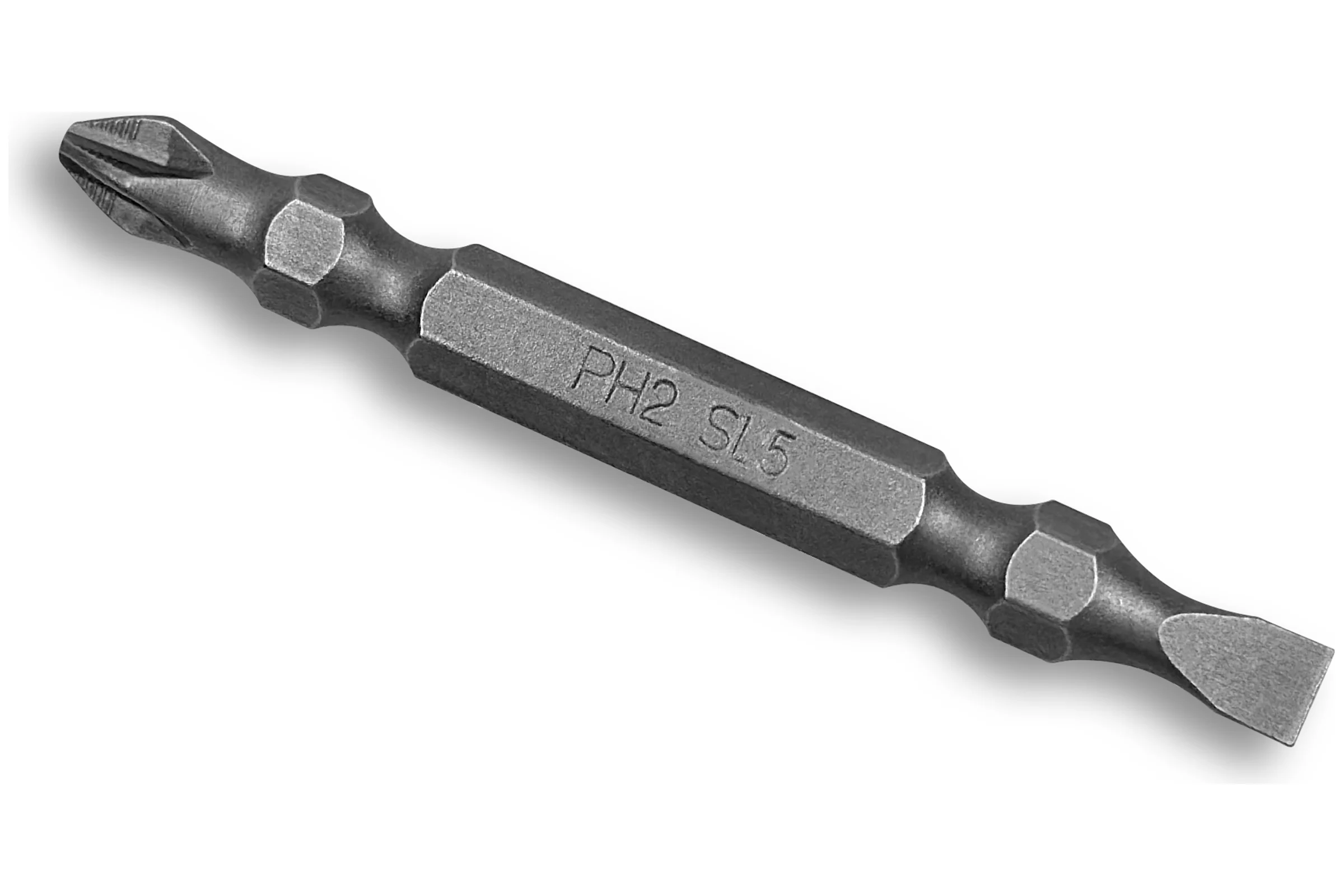 Набор бит двухсторонних Ph2xSl5, 65 мм vertextools БТ-PH2-SL5-65