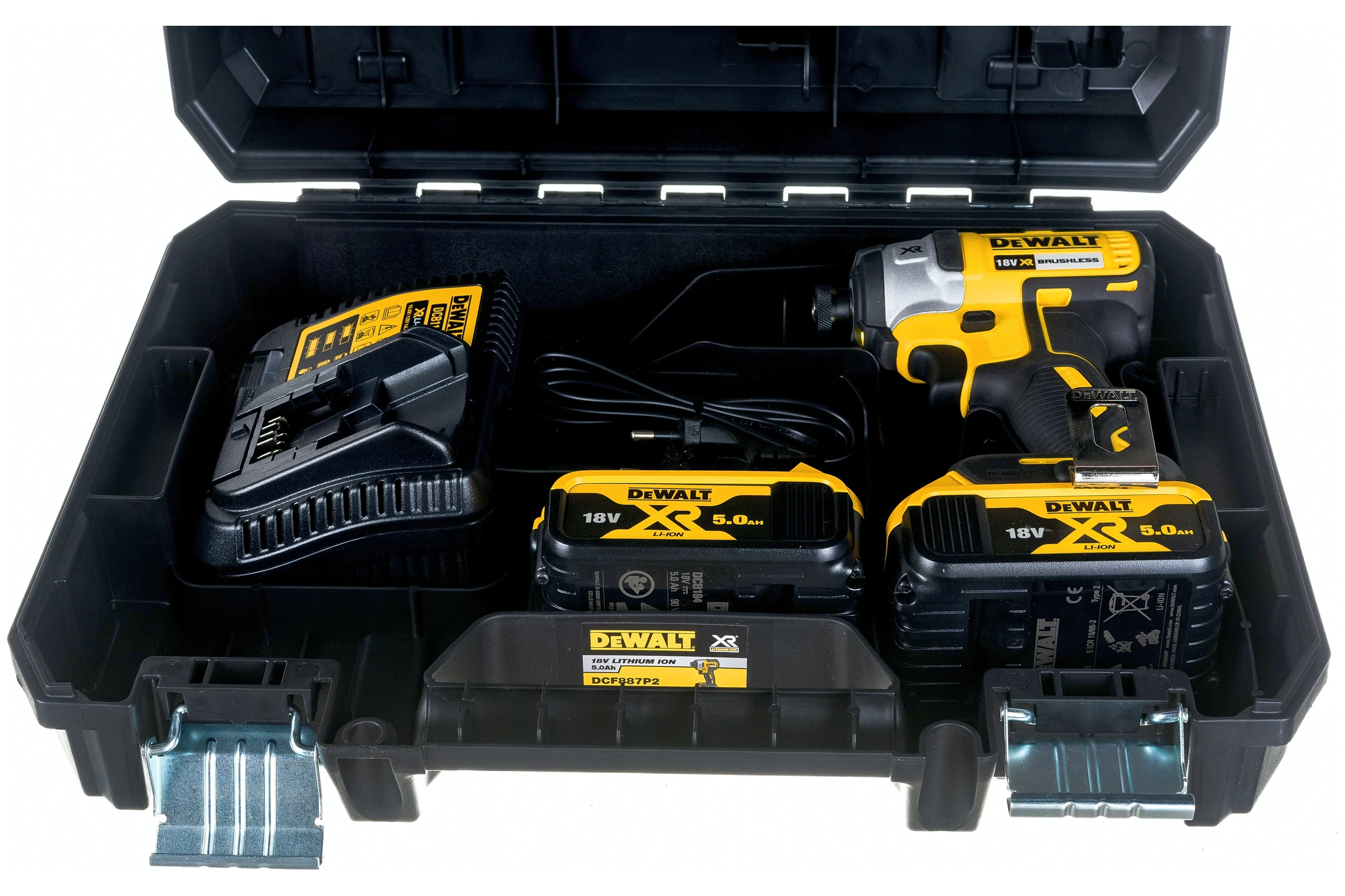 Бесщёточный импульсный шуруповерт Dewalt DCF887P2