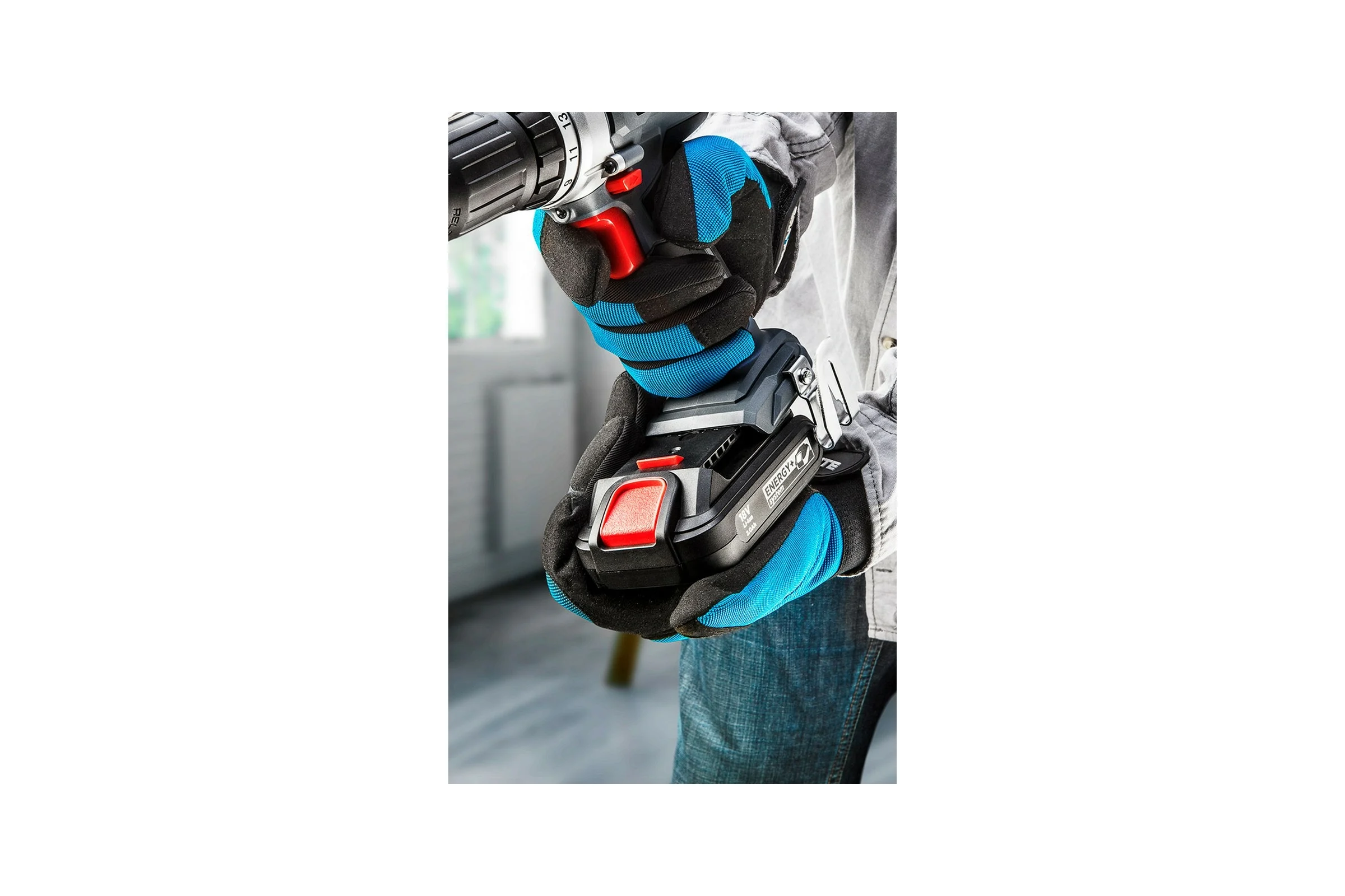 Аккумуляторная батарея Energy+ 18 V, Li-Ion, 2.0 Ач GRAPHITE 58g001
