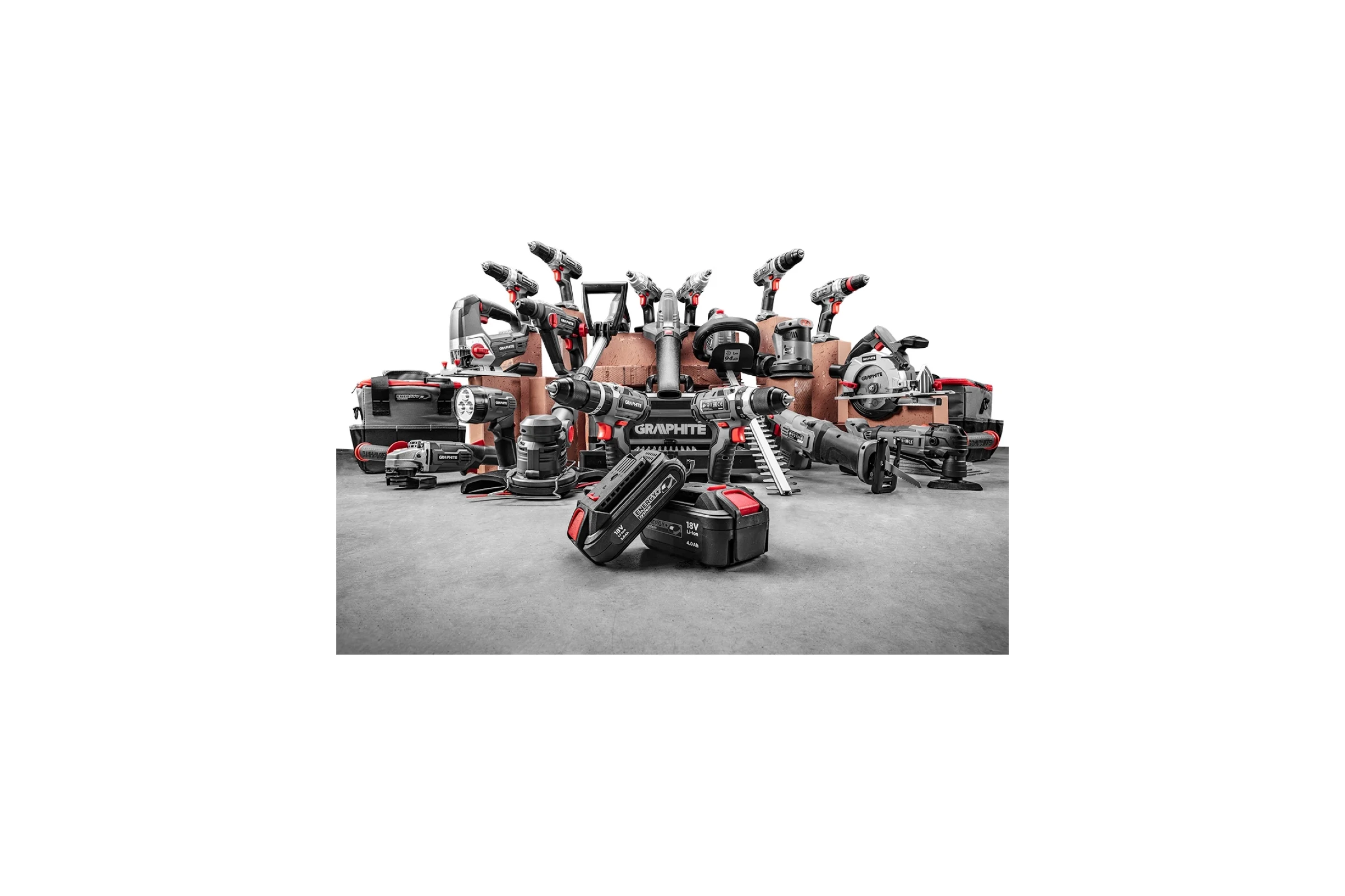 Аккумуляторная батарея Energy+ 18 V, Li-Ion, 2.0 Ач GRAPHITE 58g001