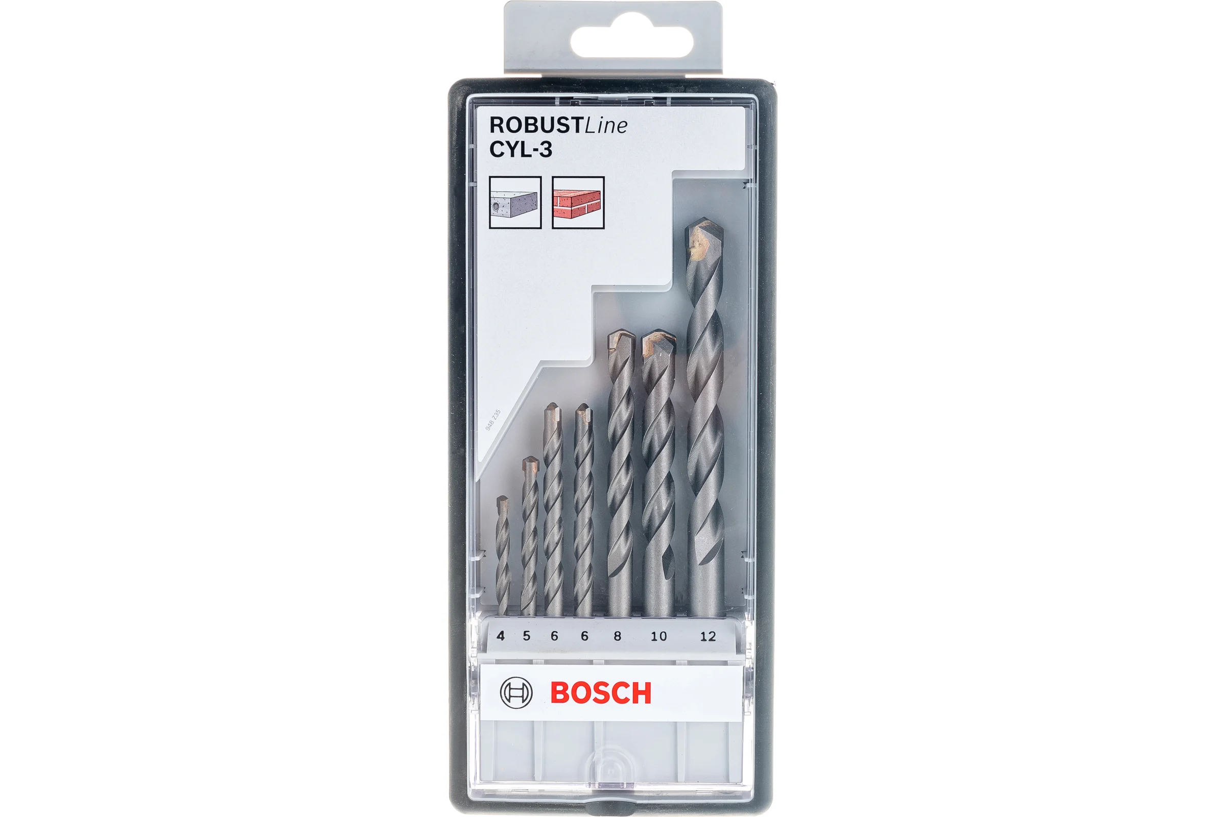 Набор 7 сверл по бетону SILVERPERCUSS Robust Line Bosch 2607010545