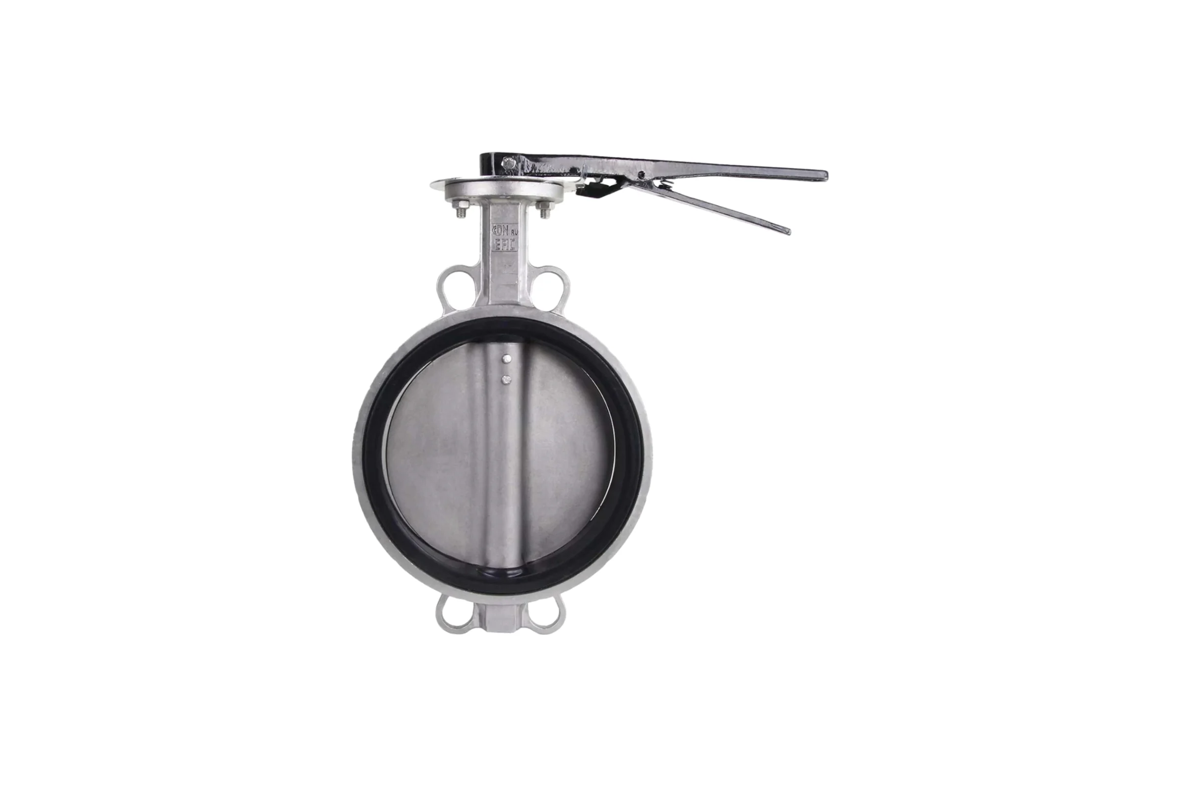 Дисковый поворотный затвор DN.ru 316l-316l-VITON Ду250 Ру16 с рукояткой D050-06564