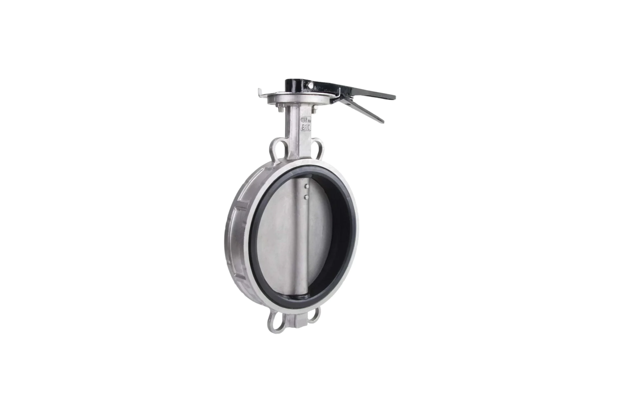 Дисковый поворотный затвор DN.ru 316l-316l-VITON Ду250 Ру16 с рукояткой D050-06564