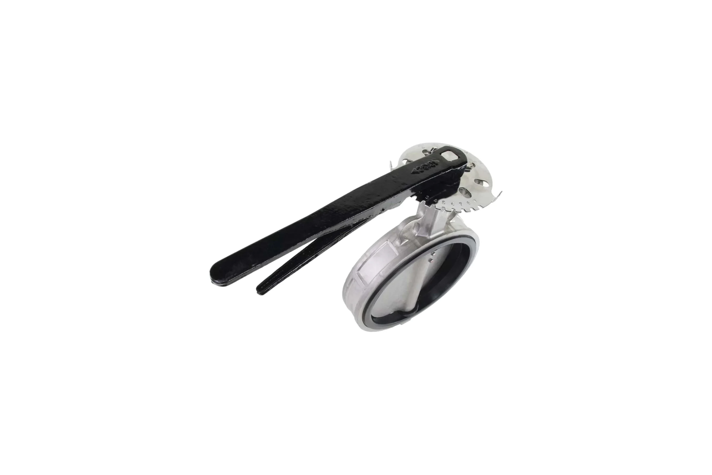Дисковый поворотный затвор DN.ru 316l-316l-VITON Ду250 Ру16 с рукояткой D050-06564