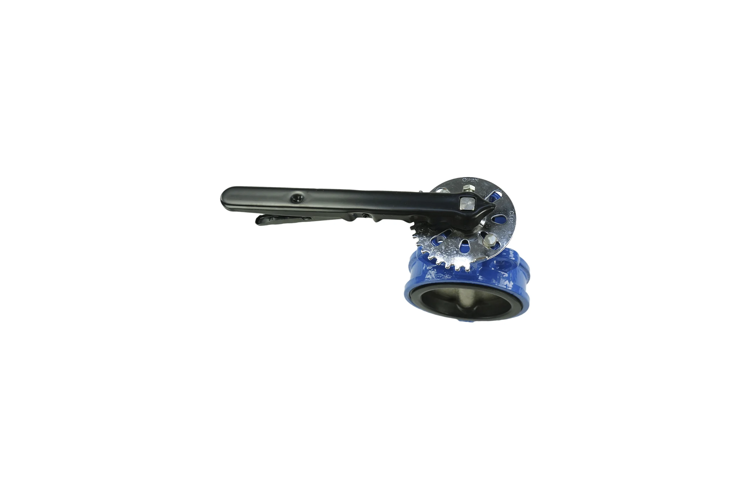 Дисковый поворотный затвор DN.ru GGG50-GGG40-EPDM Ду125 Ру16 с рукояткой D050-08309