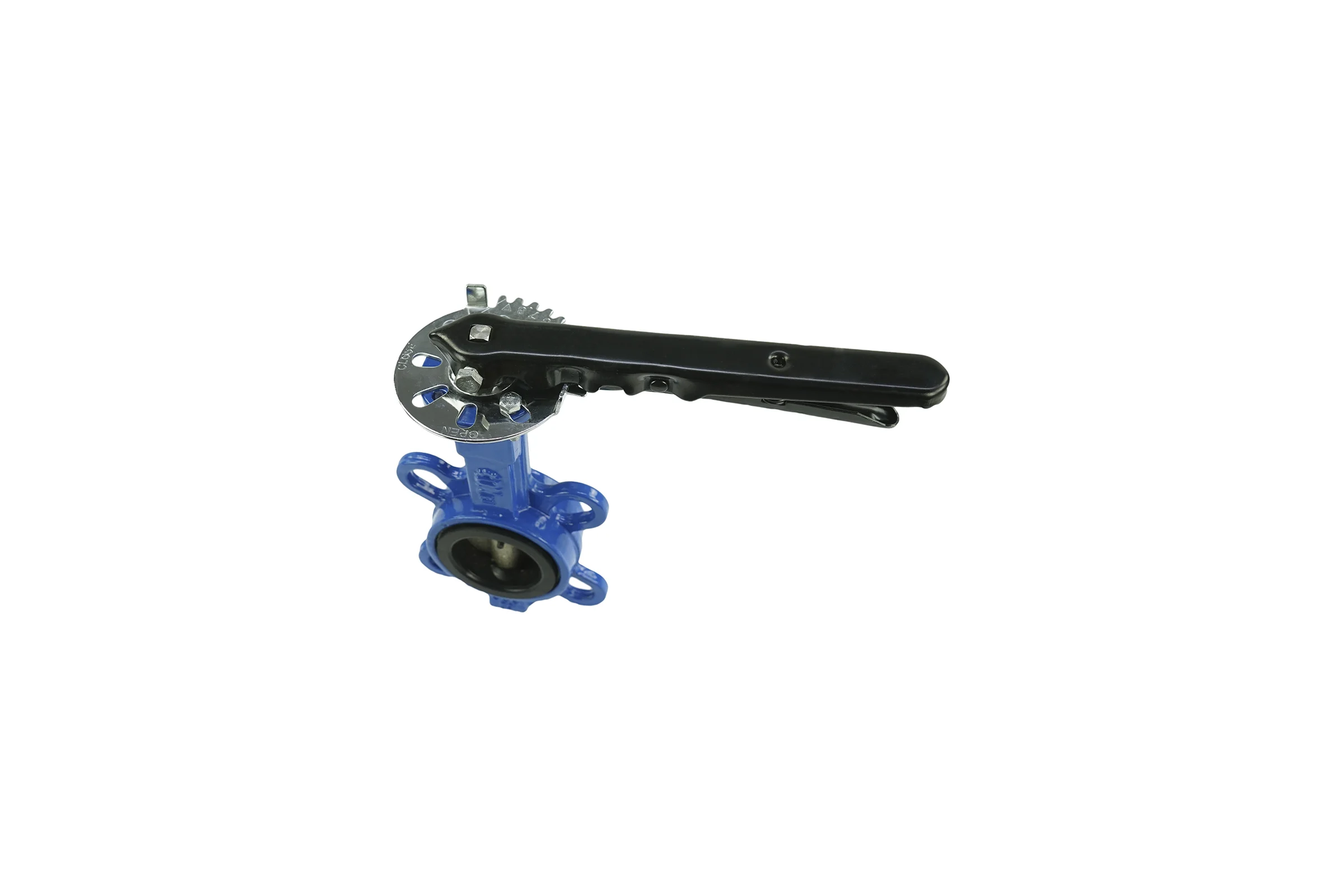 Дисковый поворотный затвор DN.ru GGG50-GGG40-EPDM Ду65 Ру16 с рукояткой D050-08306
