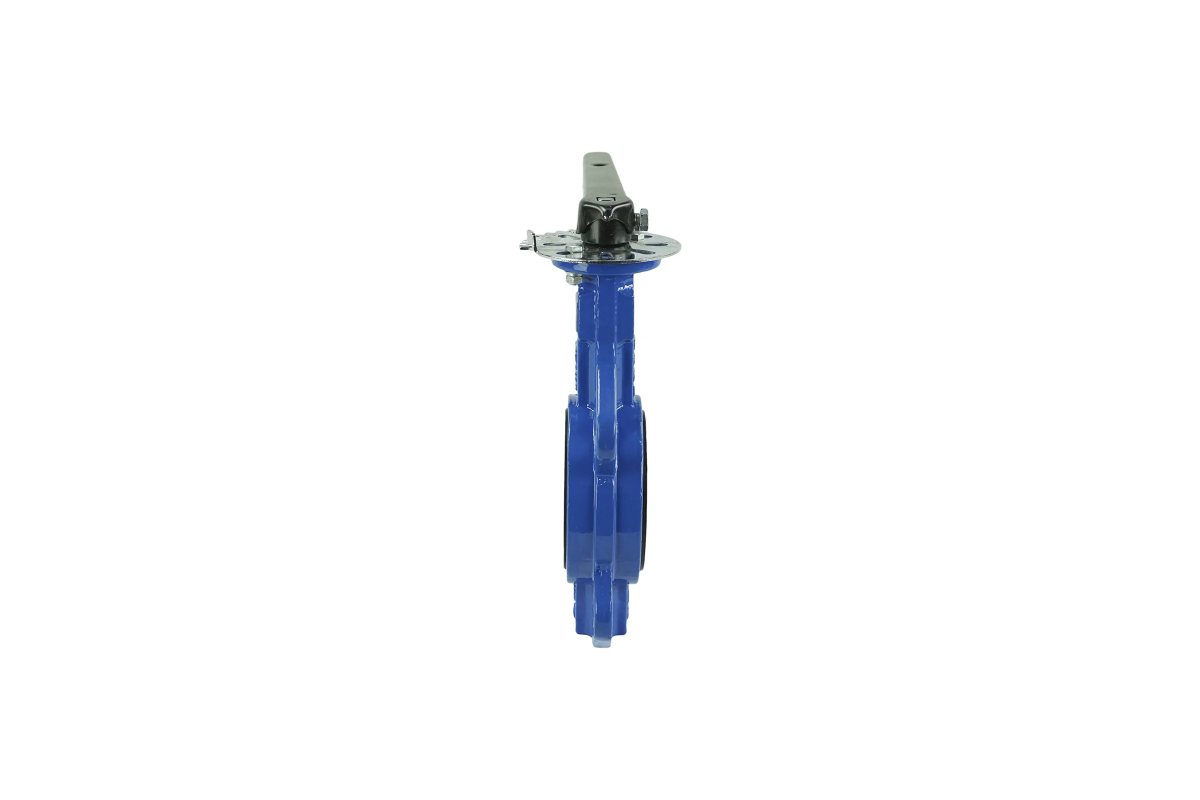 Дисковый поворотный затвор DN.ru GGG50-GGG40-EPDM Ду80 Ру16 с рукояткой D050-08307