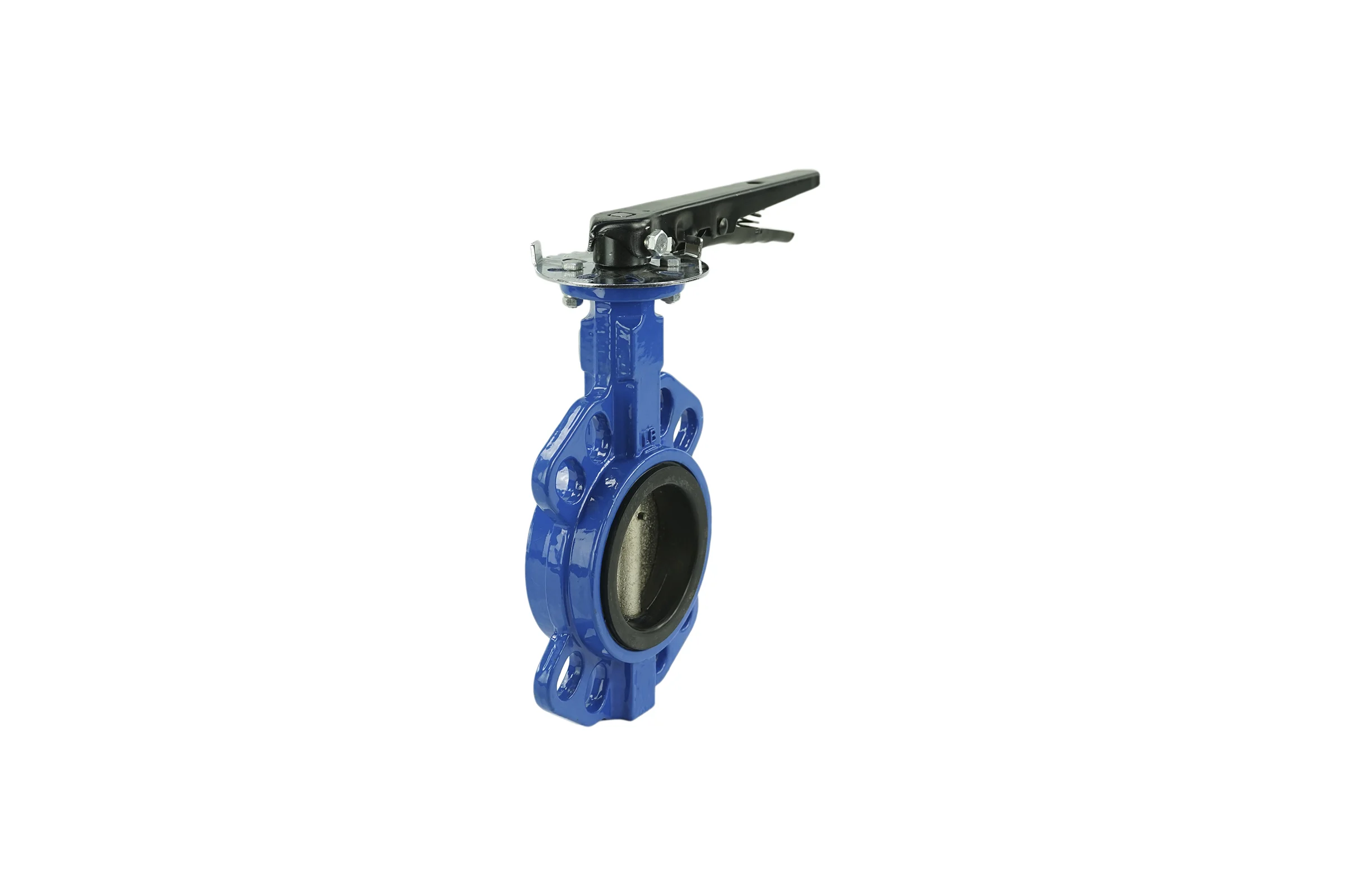 Дисковый поворотный затвор DN.ru GGG50-GGG40-EPDM Ду80 Ру16 с рукояткой D050-08307