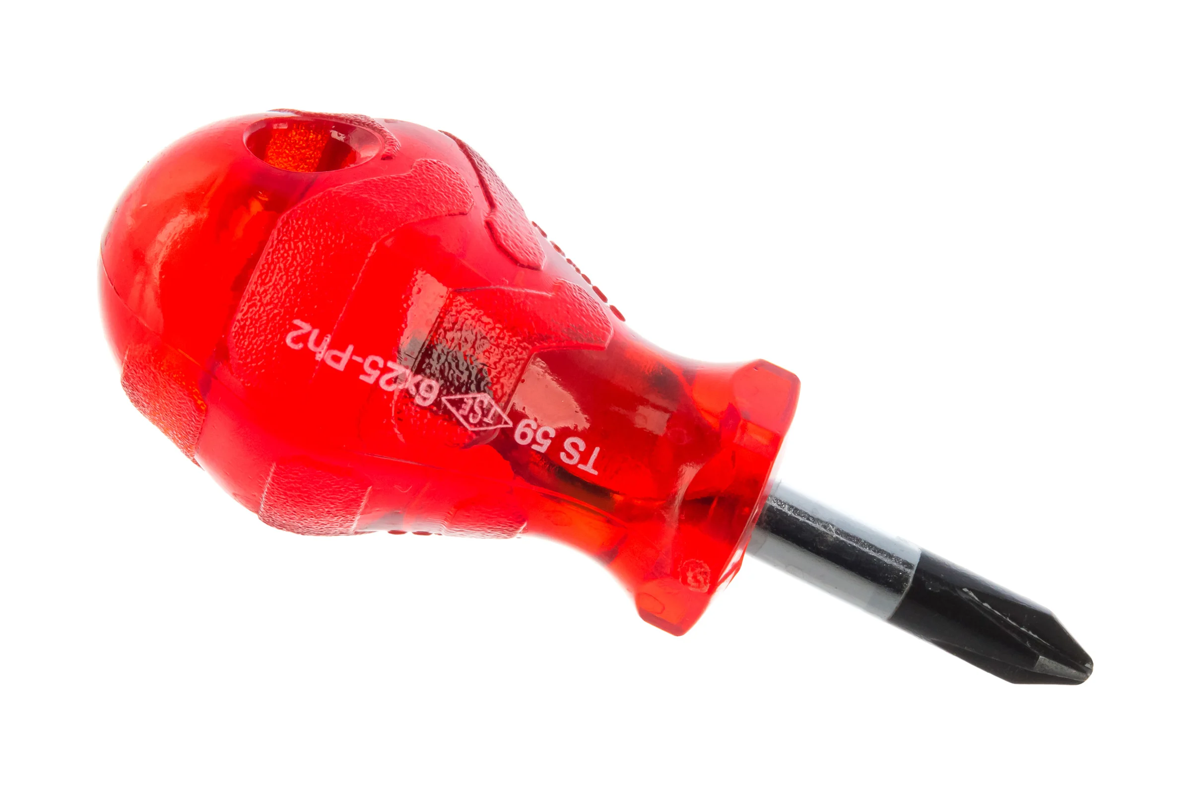 Укороченная отвертка с крестообразным шлицем KRAFT Phillips 6х25мм Ph2 IZELTAS 4130180625