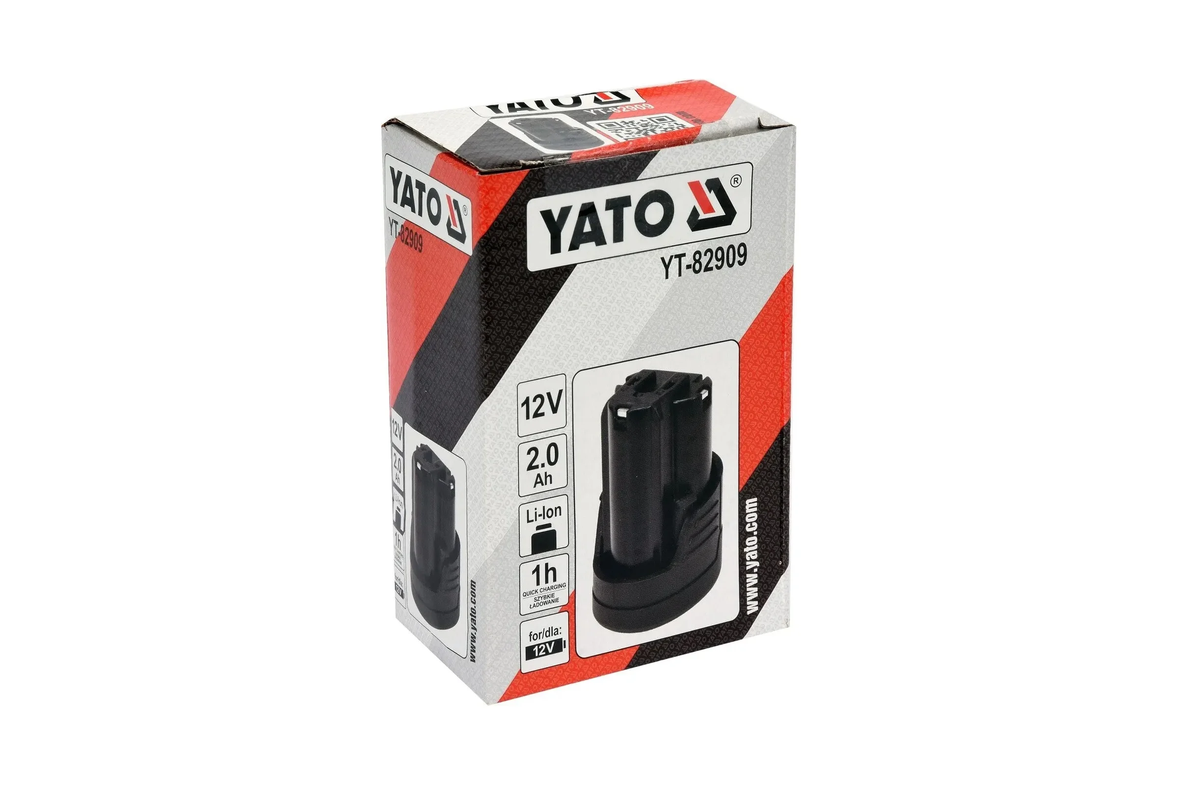 Аккумулятор 12 В, 2 А*ч, 60 мин YATO YT-82909