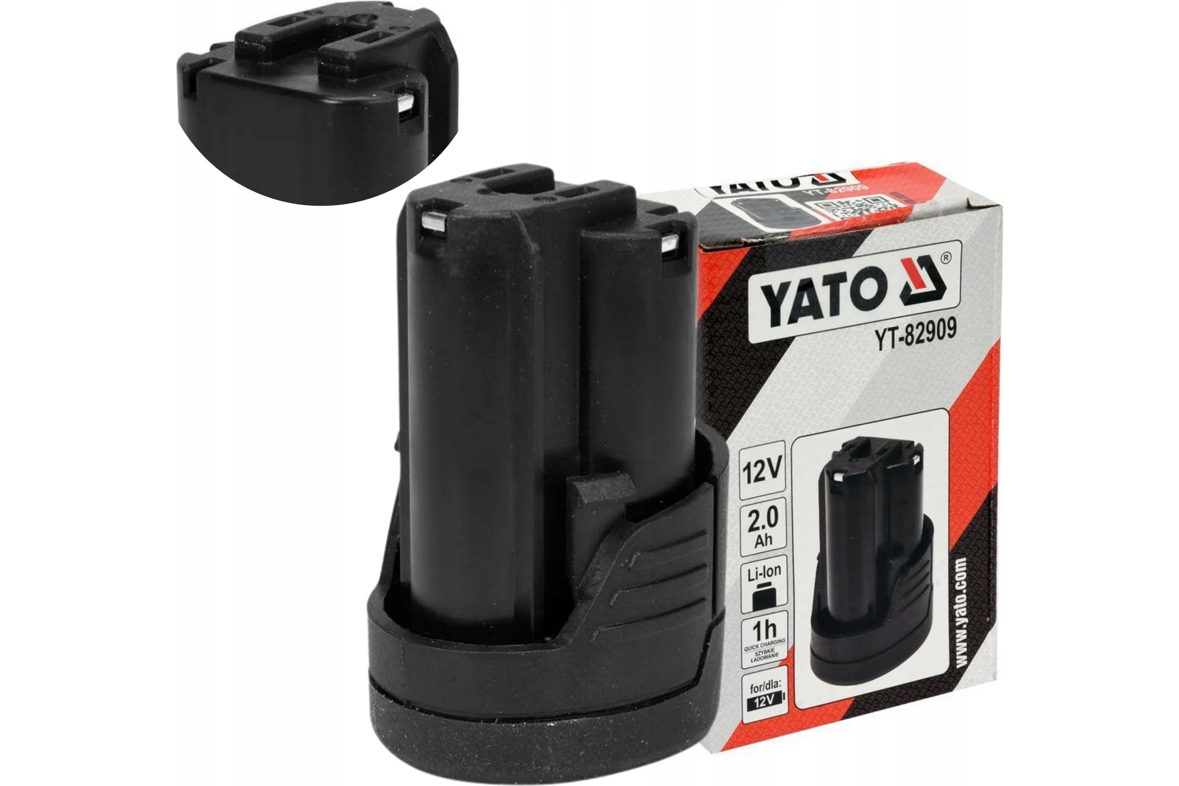 Аккумулятор 12 В, 2 А*ч, 60 мин YATO YT-82909