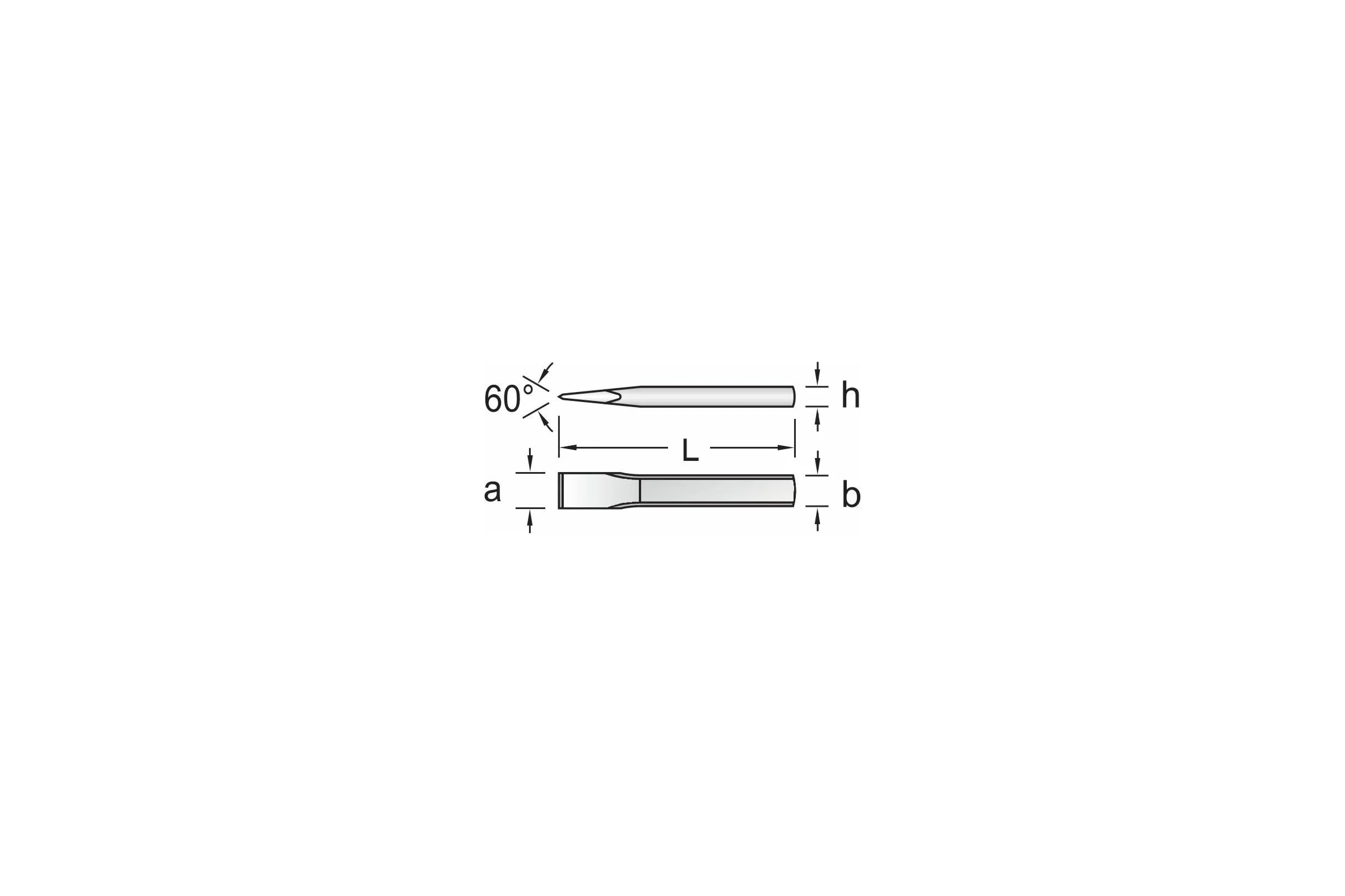 Слесарное зубило NORGAU 21x175 мм NOR 075311175