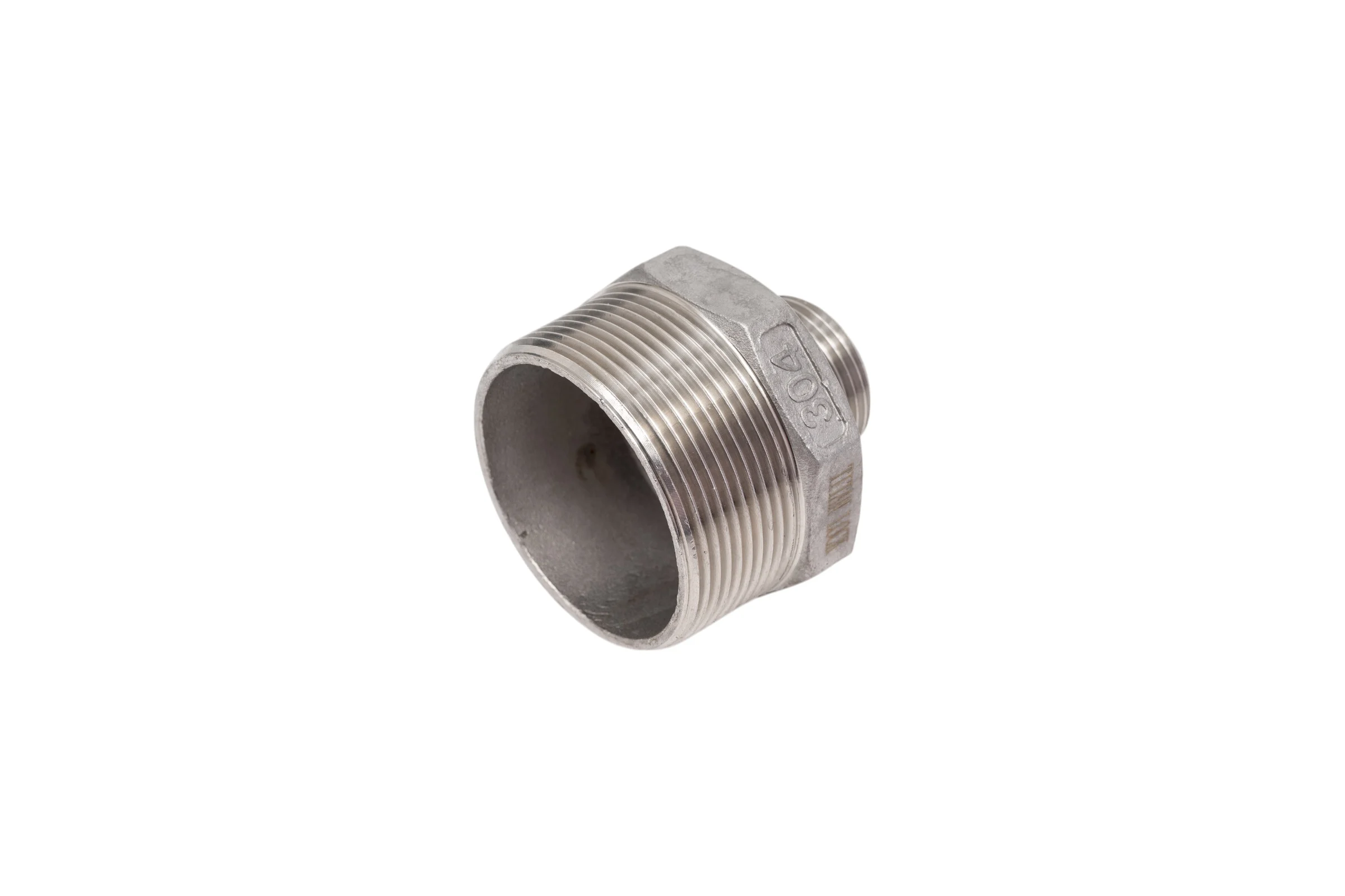 Переходной нержавеющий ниппель TITAN LOCK (AISI304) 2" x 1", НР/НР TL2-1RM