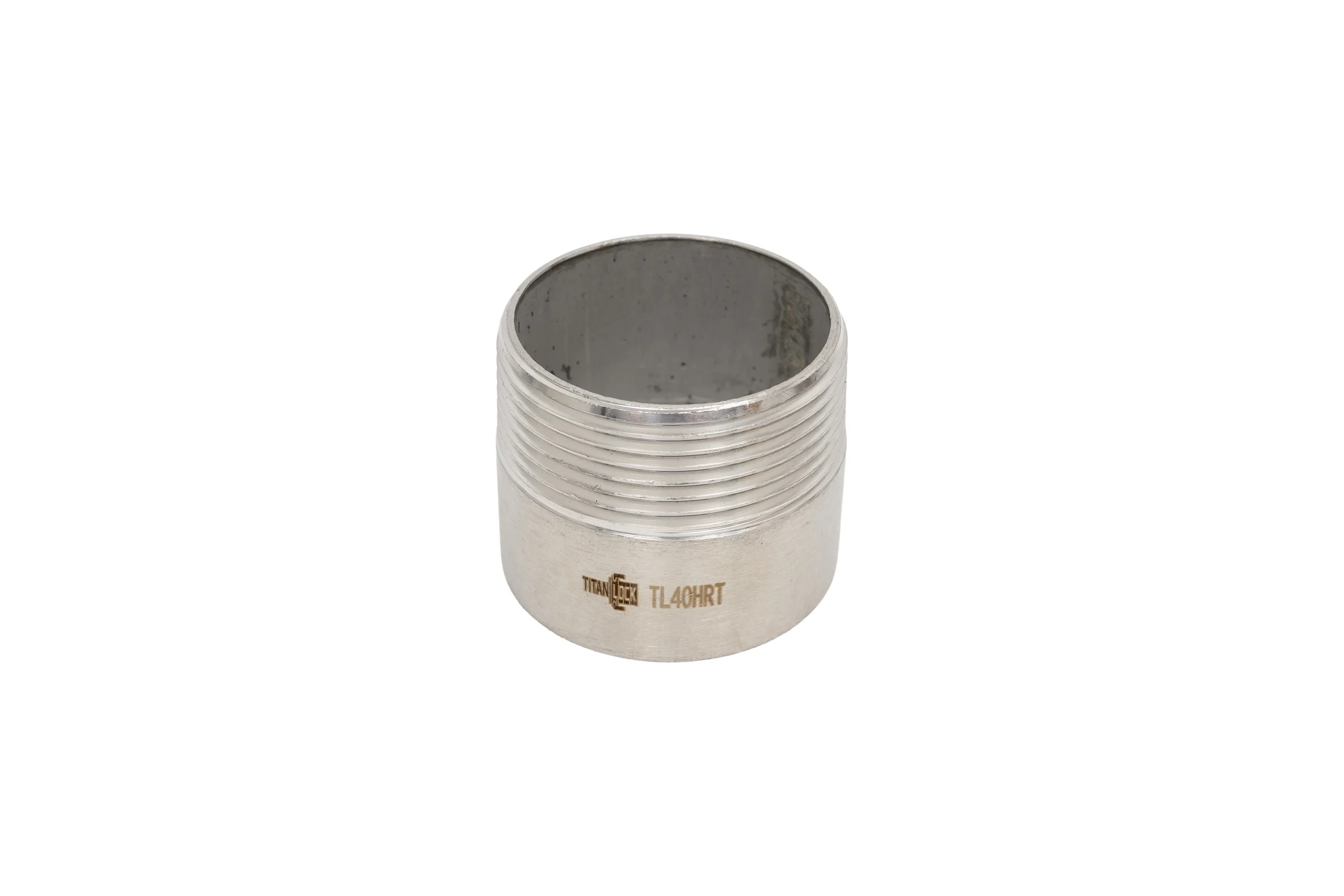 Приварной нержавеющий ниппель (полусгон) TITAN LOCK нар. резьба, DN40, TL40HRT