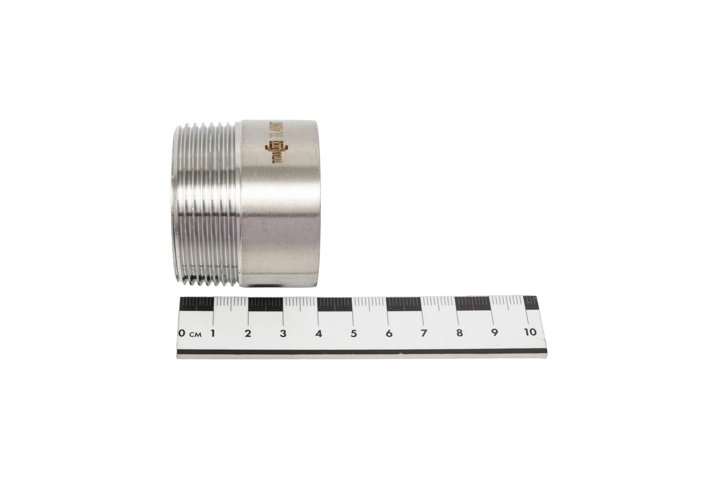 Приварной нержавеющий ниппель (полусгон) TITAN LOCK нар. резьба, DN40, TL40HRT