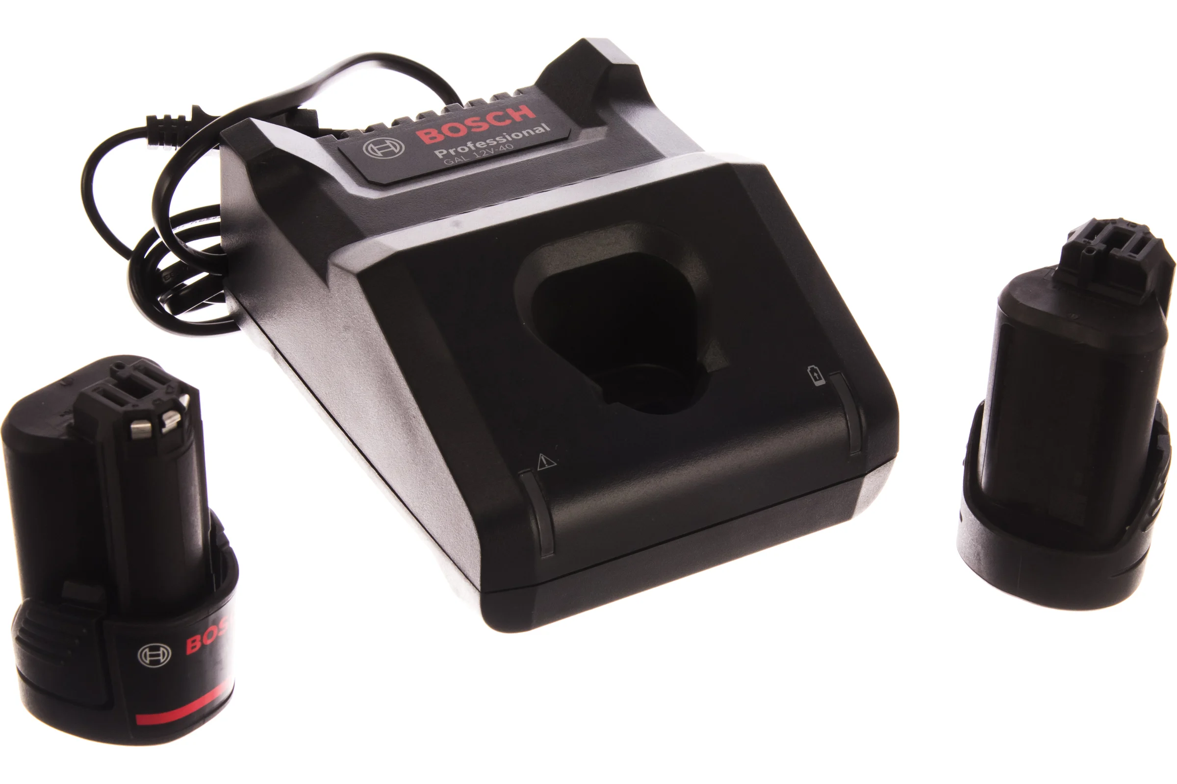 Набор аккумуляторные батареи GBA 12V 2.0Ah 2 шт и зарядное устройство GAL 12V-40 Bosch 1600A019R8