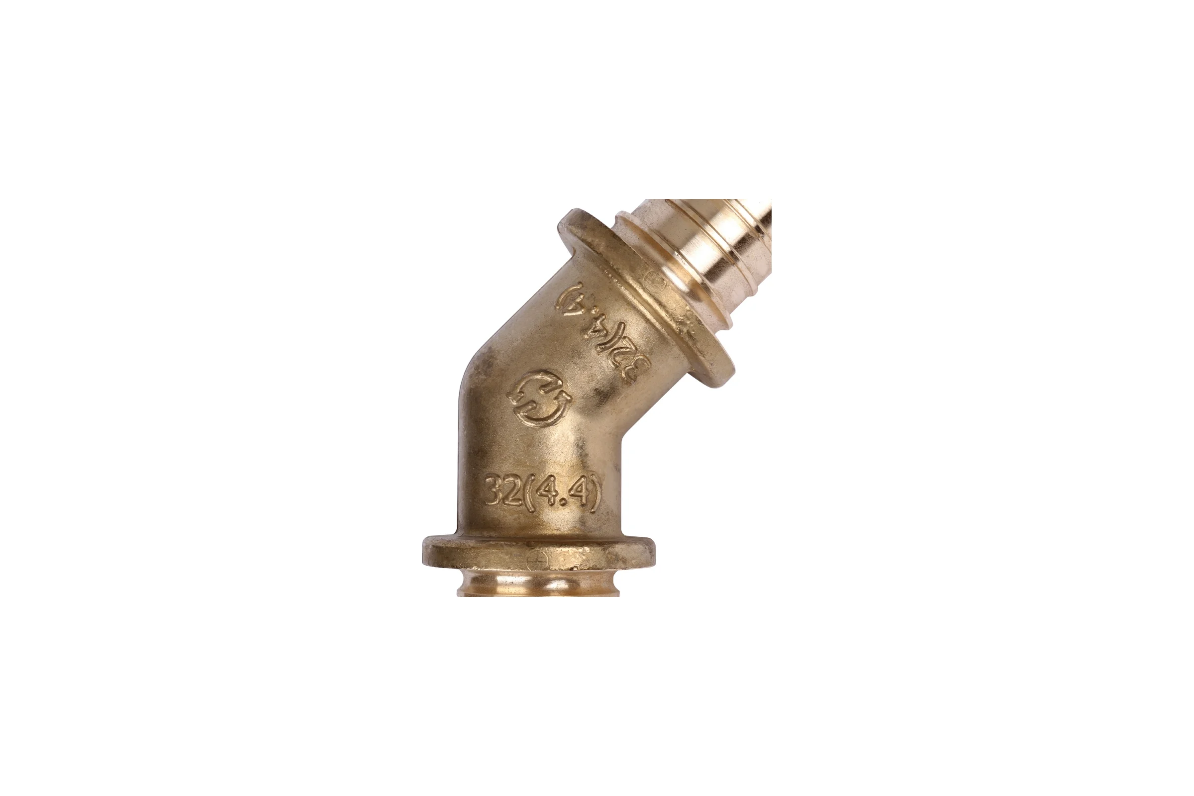 Аксиальный угольник для труб из сшитого полиэтилена STOUT 45 гр 32 SFA-0031-000032 RG008S7FQBFTV2