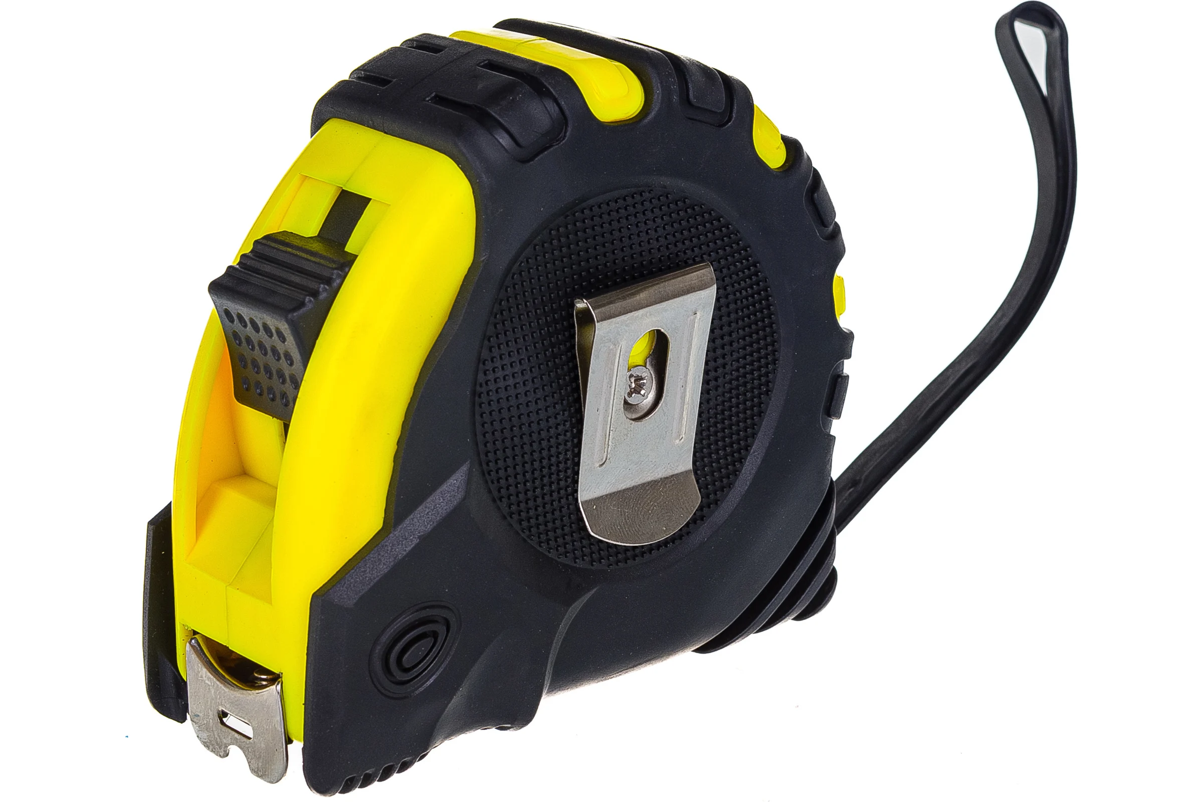 Рулетка 10мх25мм с 3 фиксаторами, в обрезиненном корпусе GRIFF d135018