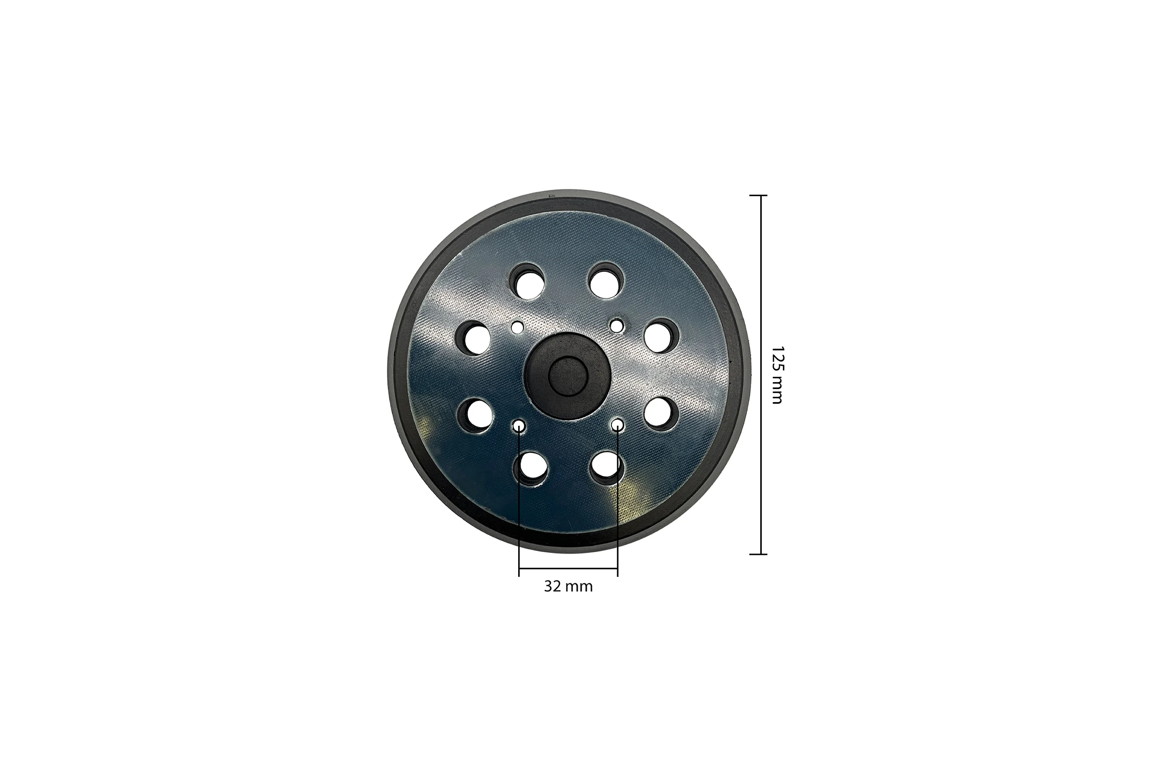 Платформа 125 мм, крепление 4 отверстия UNITED PARTS 90-1015