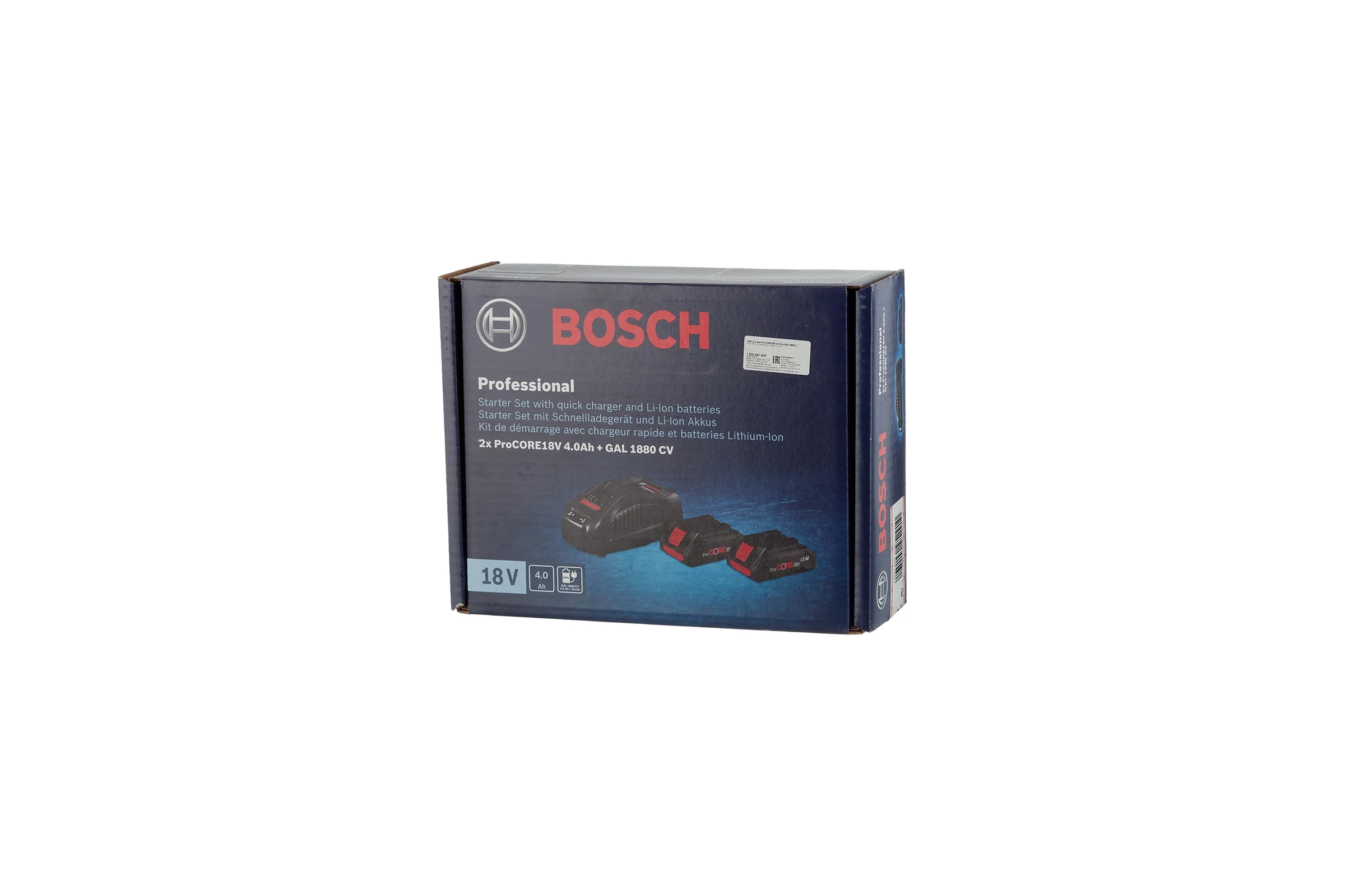 Набор аккумуляторов Li-Ion 4 Ач, 18В + ЗУ GAL 1880 CV Professional Bosch 1600A016GF