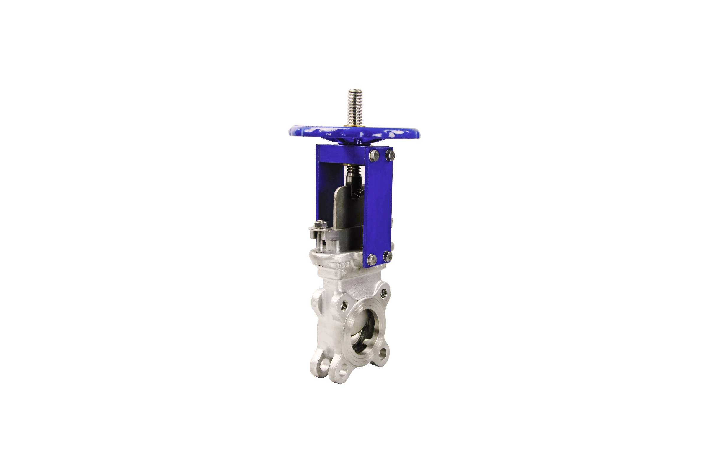 Задвижка шиберная DN.ru SS316-SS316-METAL-1W-W Ду300 Ру10 со штурвалом и выдвижным штоком D040-05733