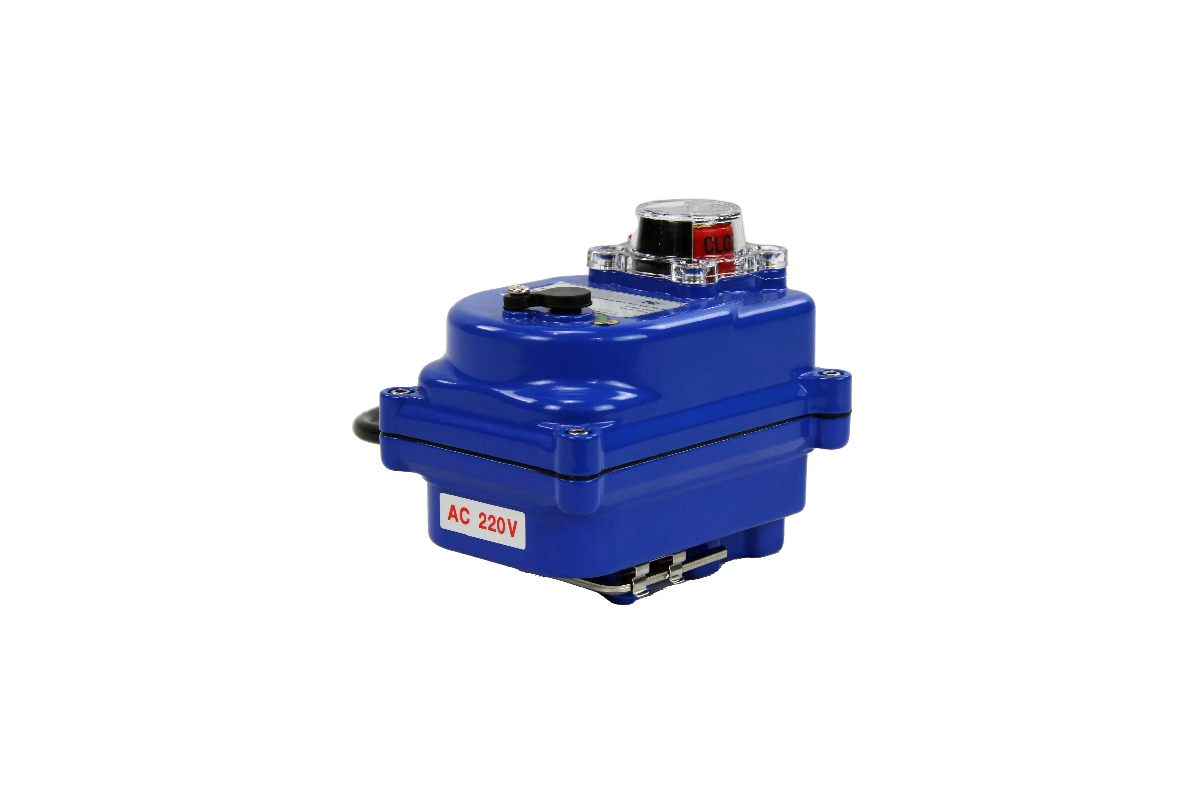 Четвертьоборотный электропривод DN.ru 003 blue 220в D300-00710