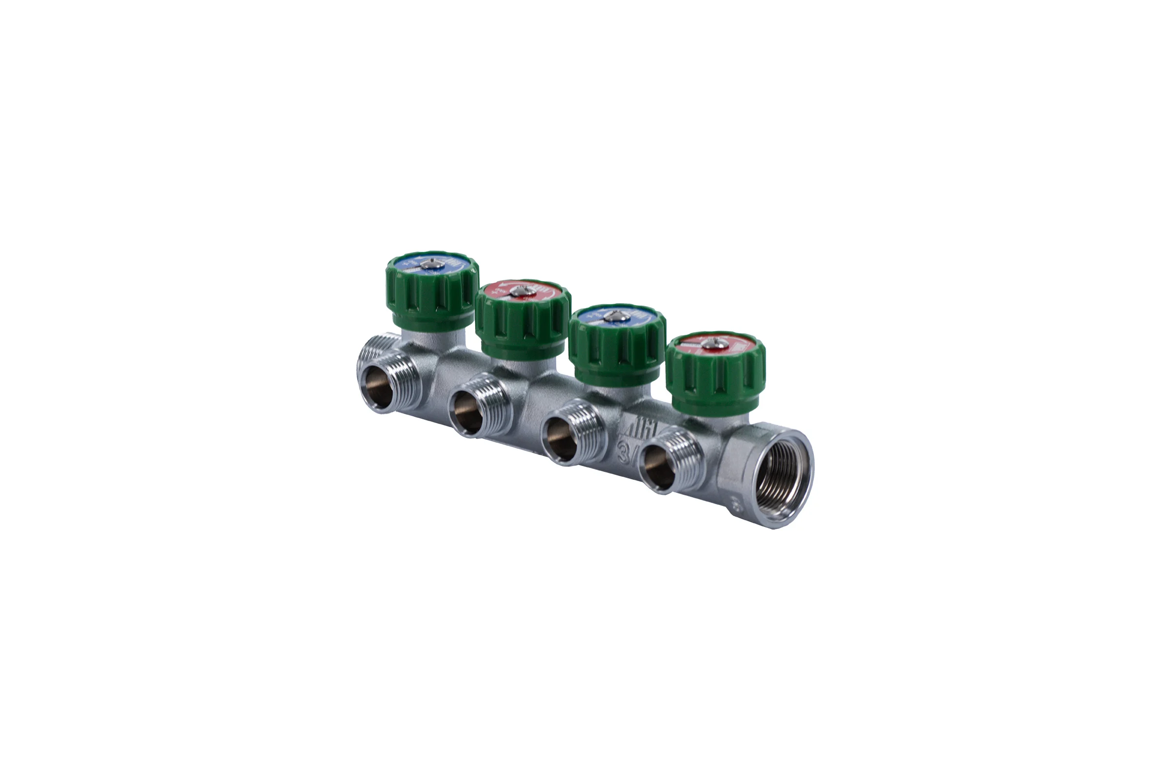 Регулируемый коллектор под евроконус Millennium 4 выхода 3/4"х1/2" 44992