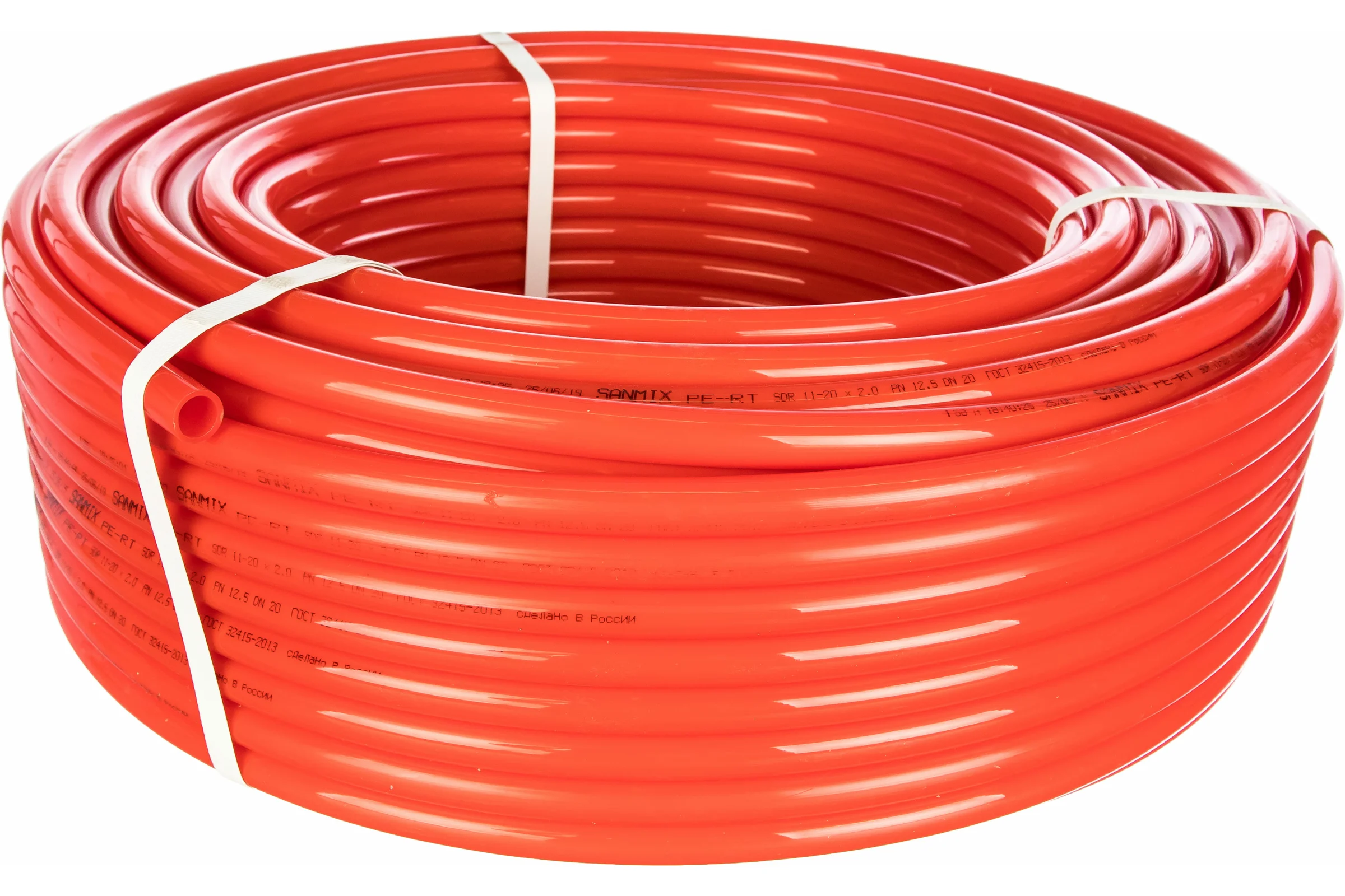 Труба для тёплого пола SANMIX PEX-В 20х2.0 мм, 200 м бухта, из сшитого полиэтилена