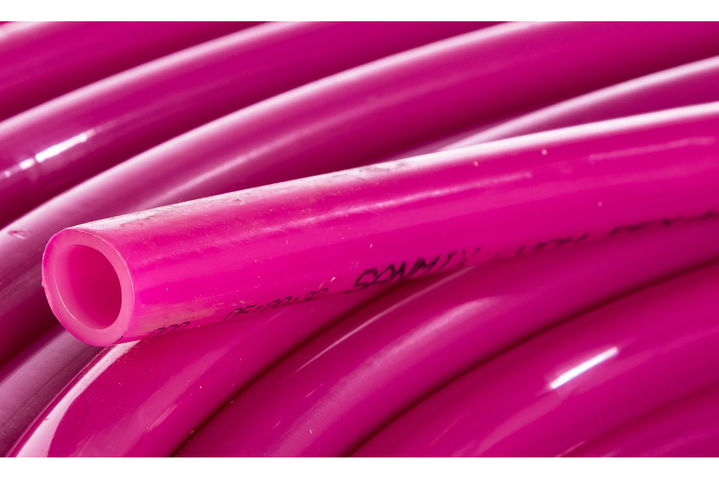 Труба для тёплого пола SANMIX PEX-EVOH 16х2.0 мм, 200 м бухта, из сшитого полиэтилена