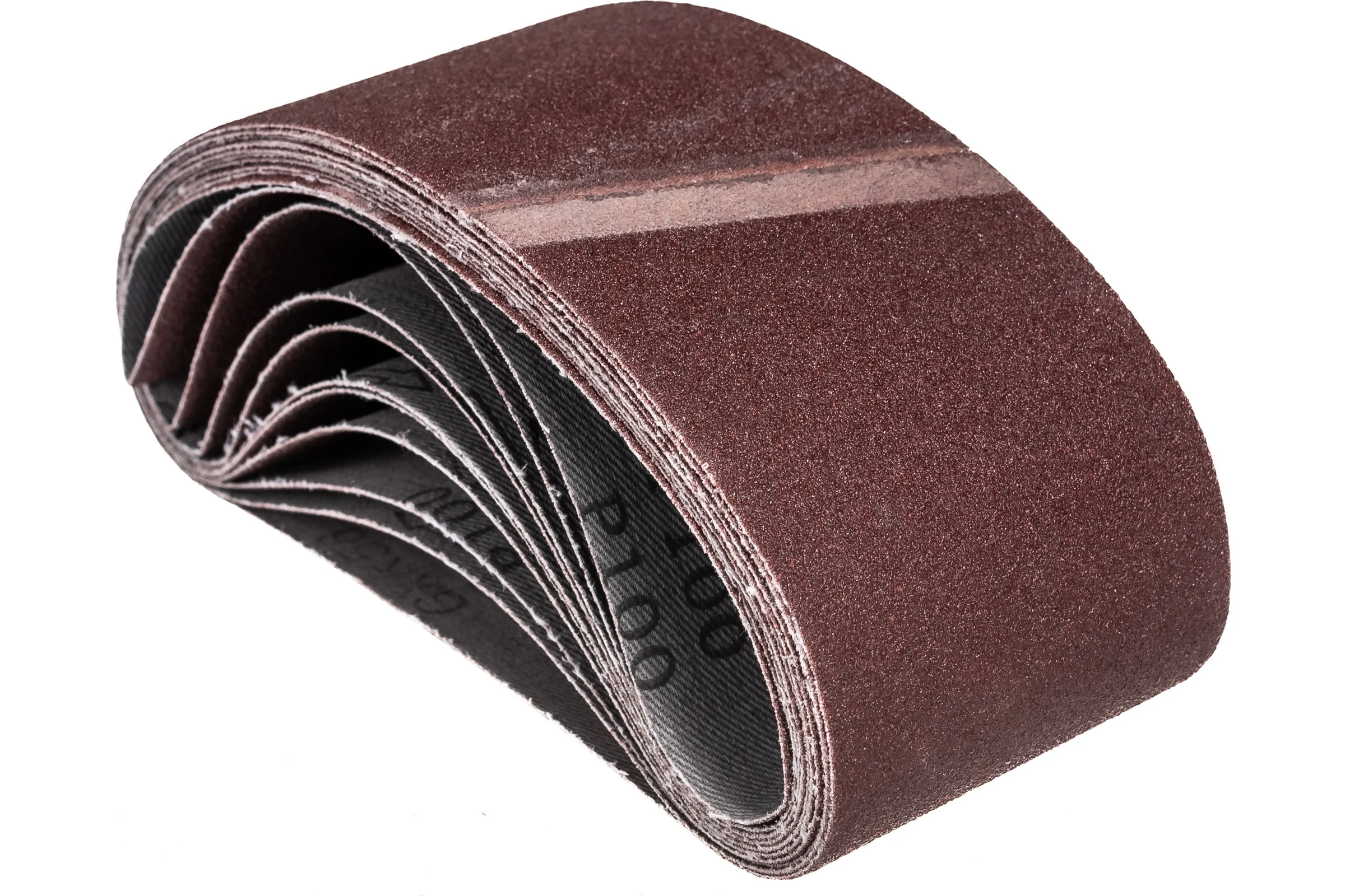 Лента абразивная бесконечная (10 шт; 75x457 мм; P 100) MATRIX 74217