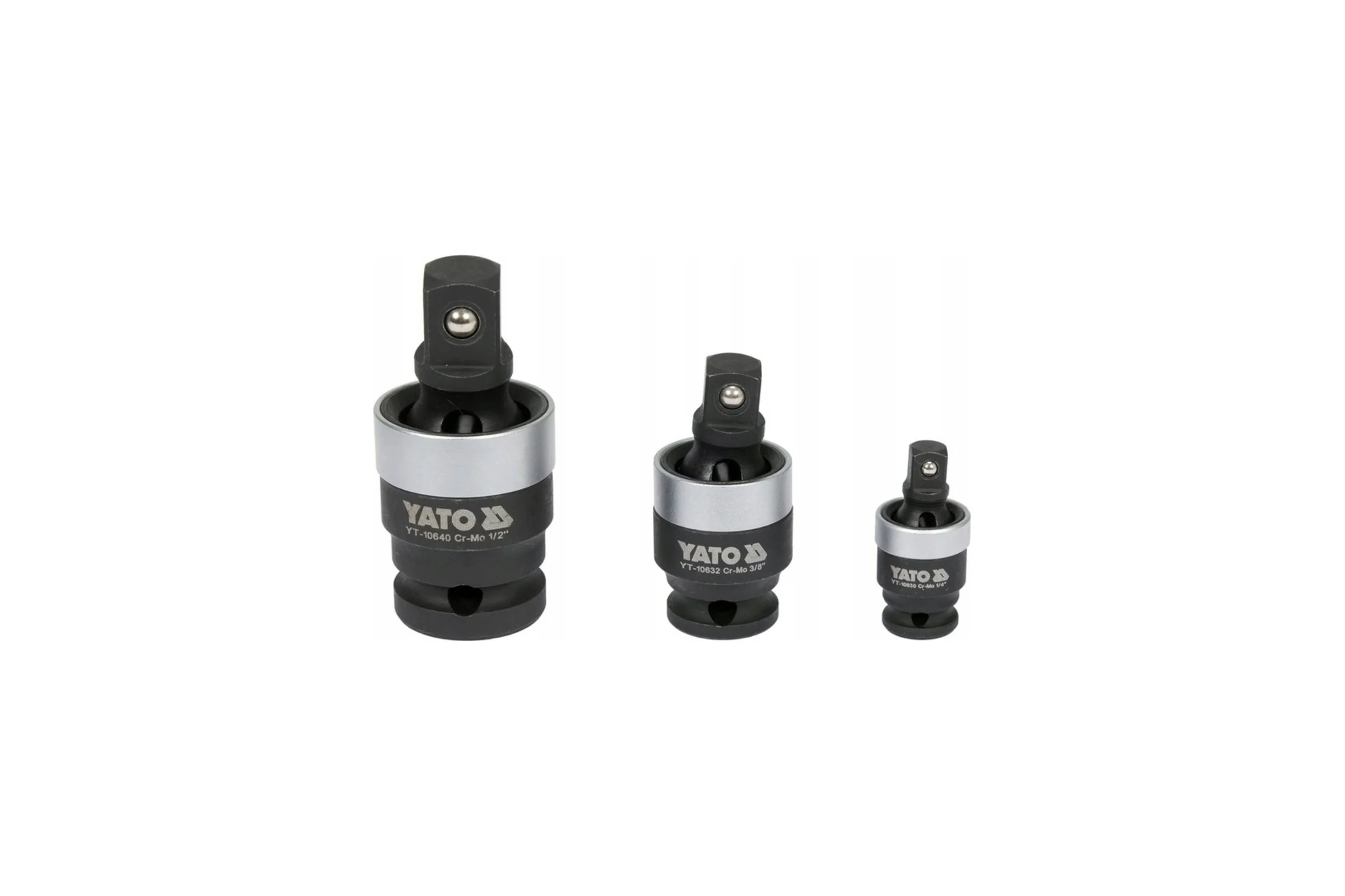 Набор карданов ударных 1/4", 3/8", 1/2" YATO YT-10642