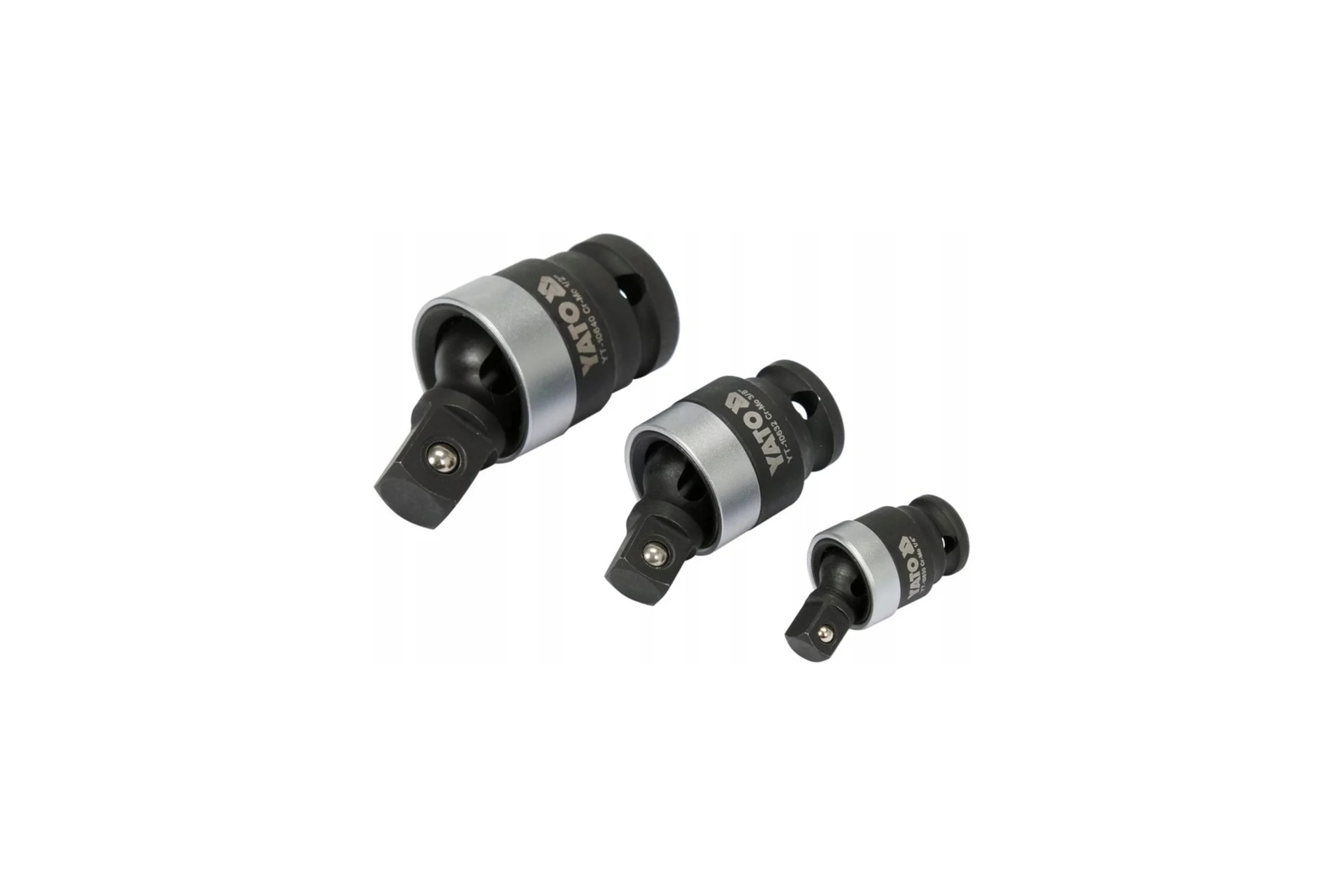 Набор карданов ударных 1/4", 3/8", 1/2" YATO YT-10642