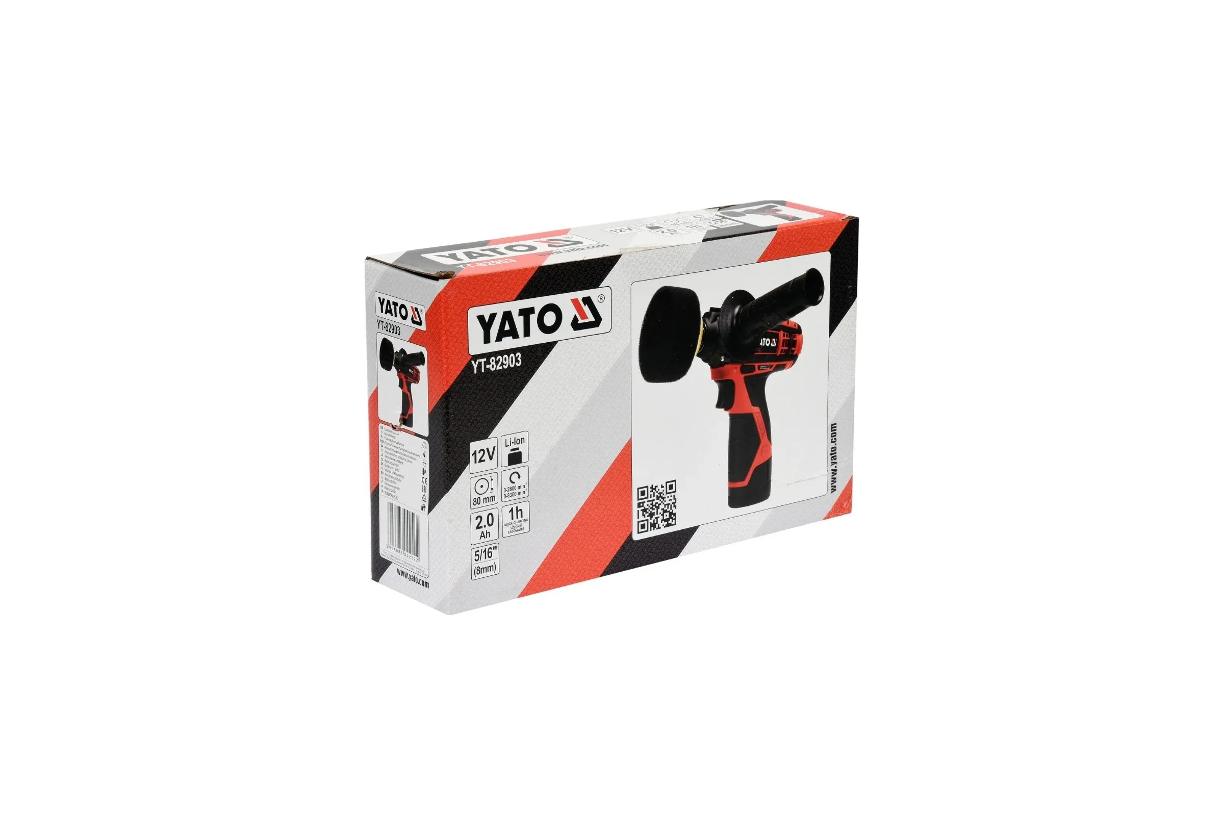 Аккумуляторная полировальная машина YATO YT-82903
