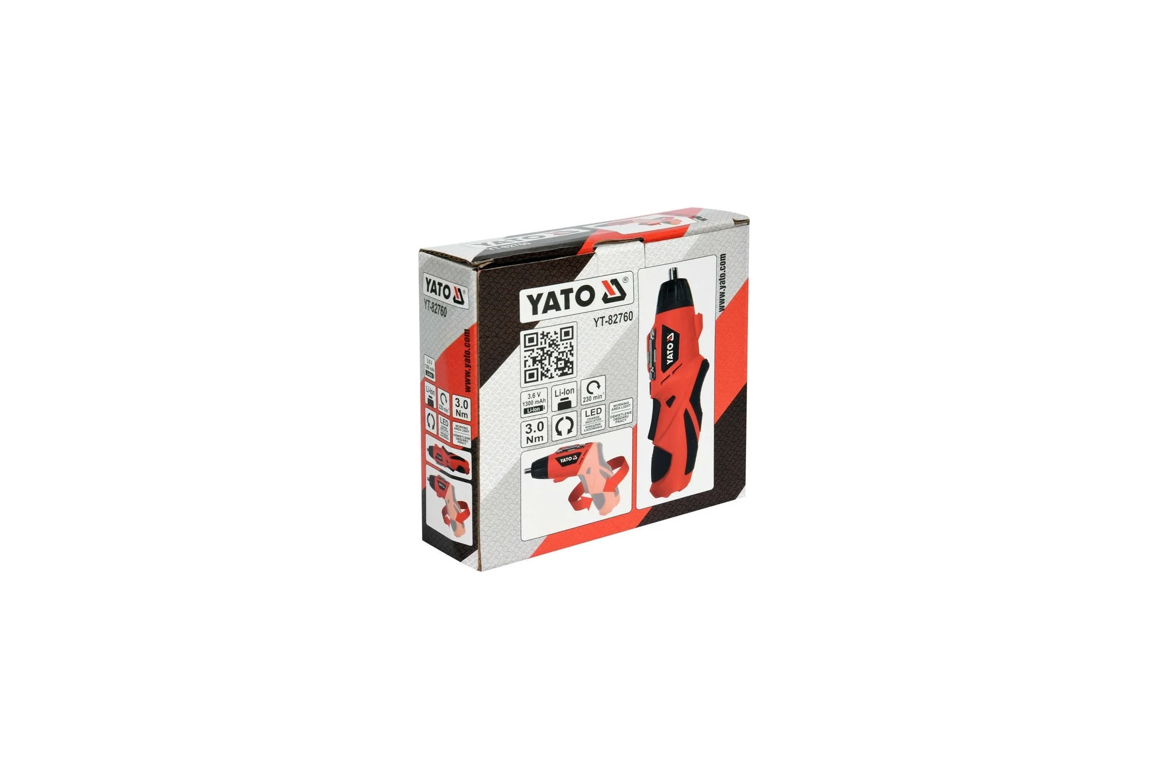 Аккумуляторная отвертка YATO 3,6В 1,3 Ач YT-82760 370082760 092 1