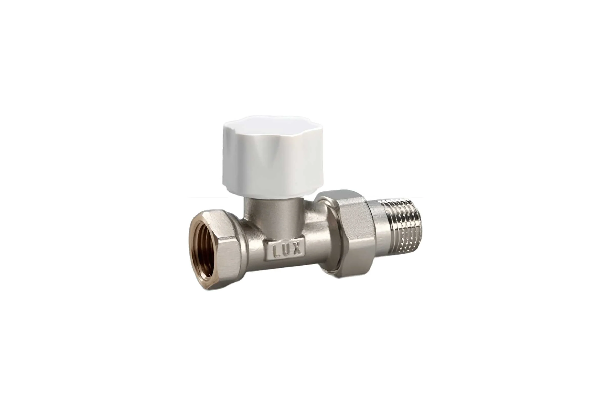 Кран для радиатора Millennium 1/2", прямой, верхний, под термоголовку 45141