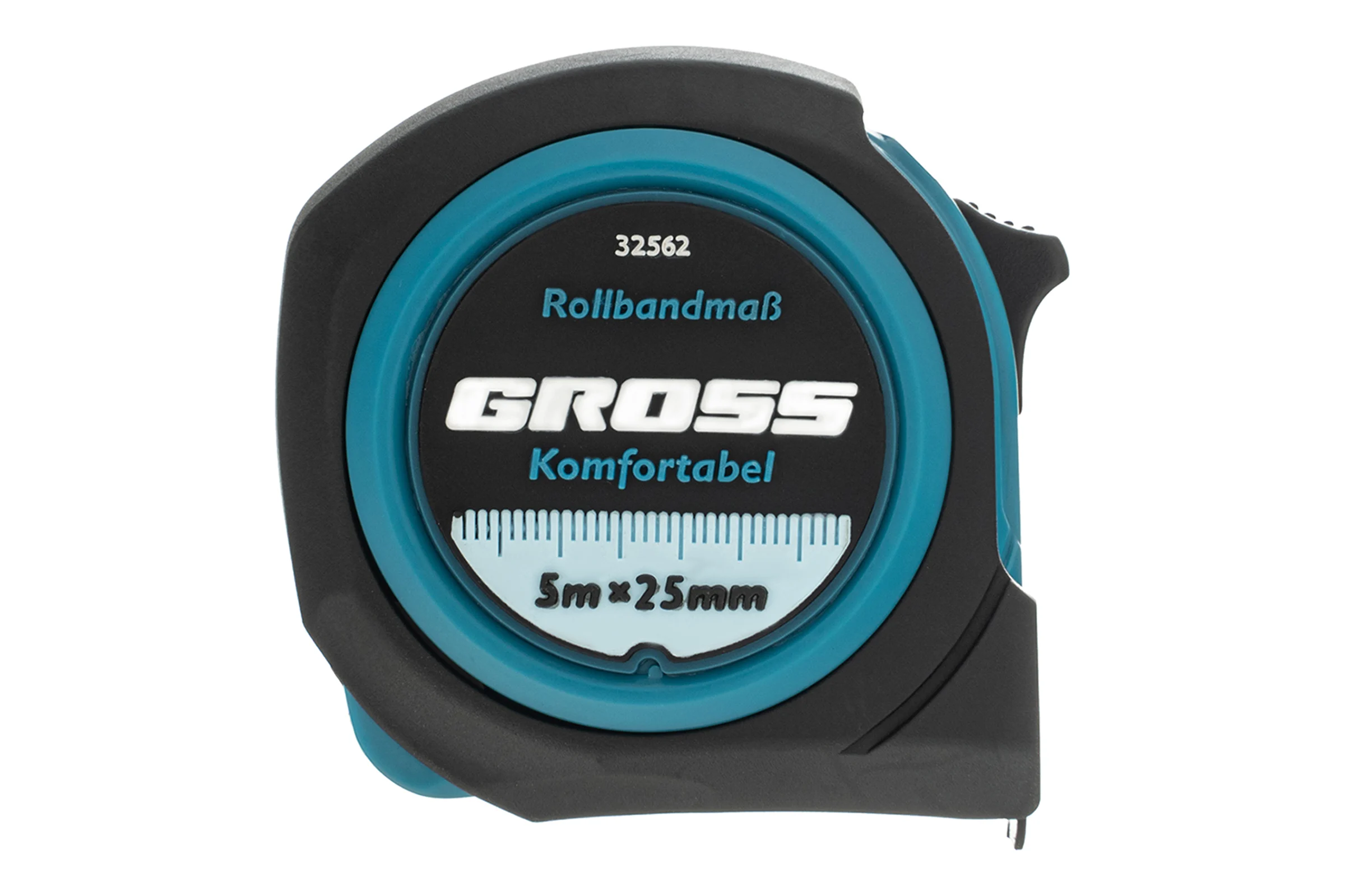 Рулетка Komfortabel, 5 м х 25 мм обрезиненный корпус GROSS 32562