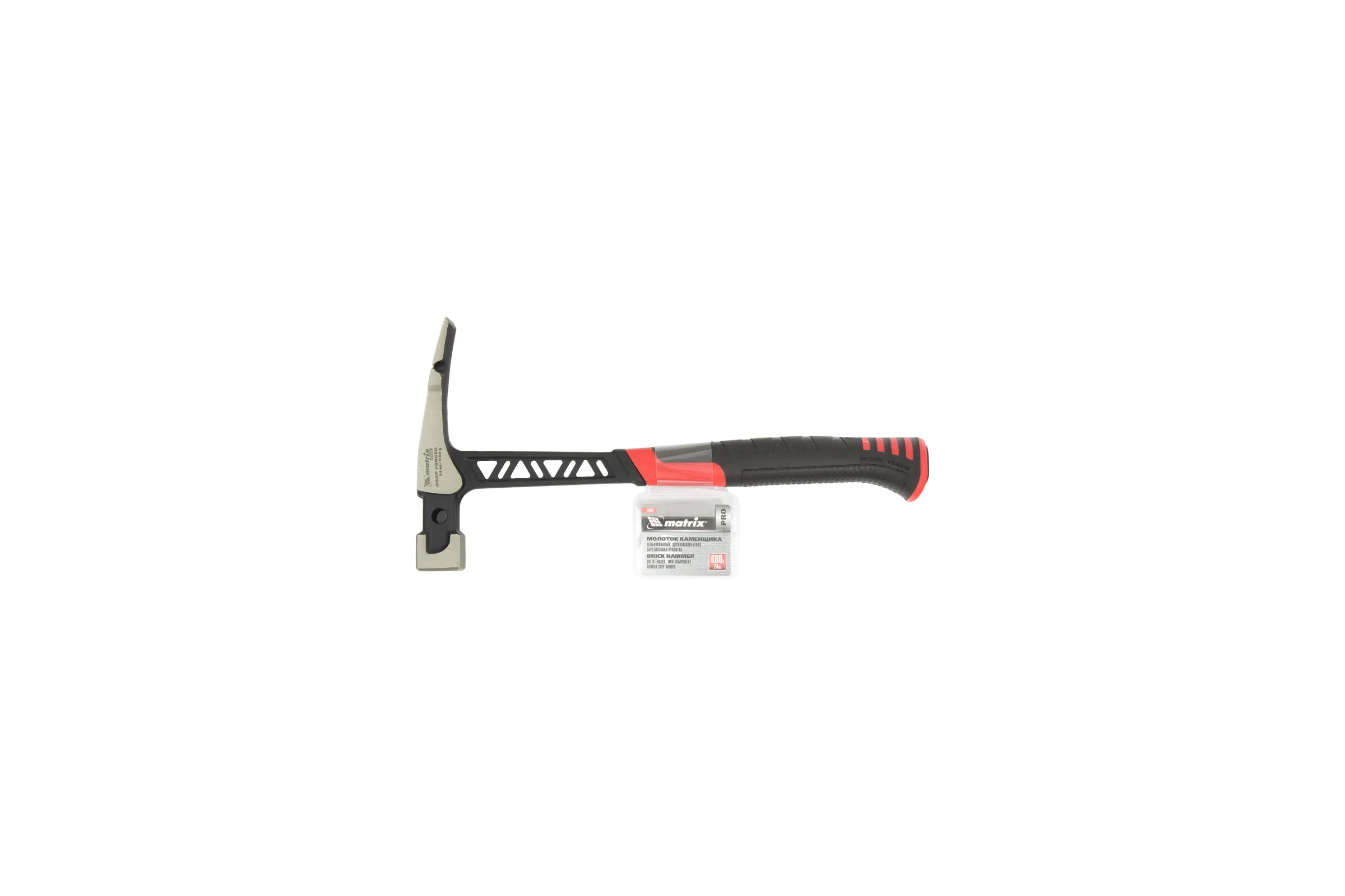 Цельнокованый молоток каменщика MATRIX PRO 10632