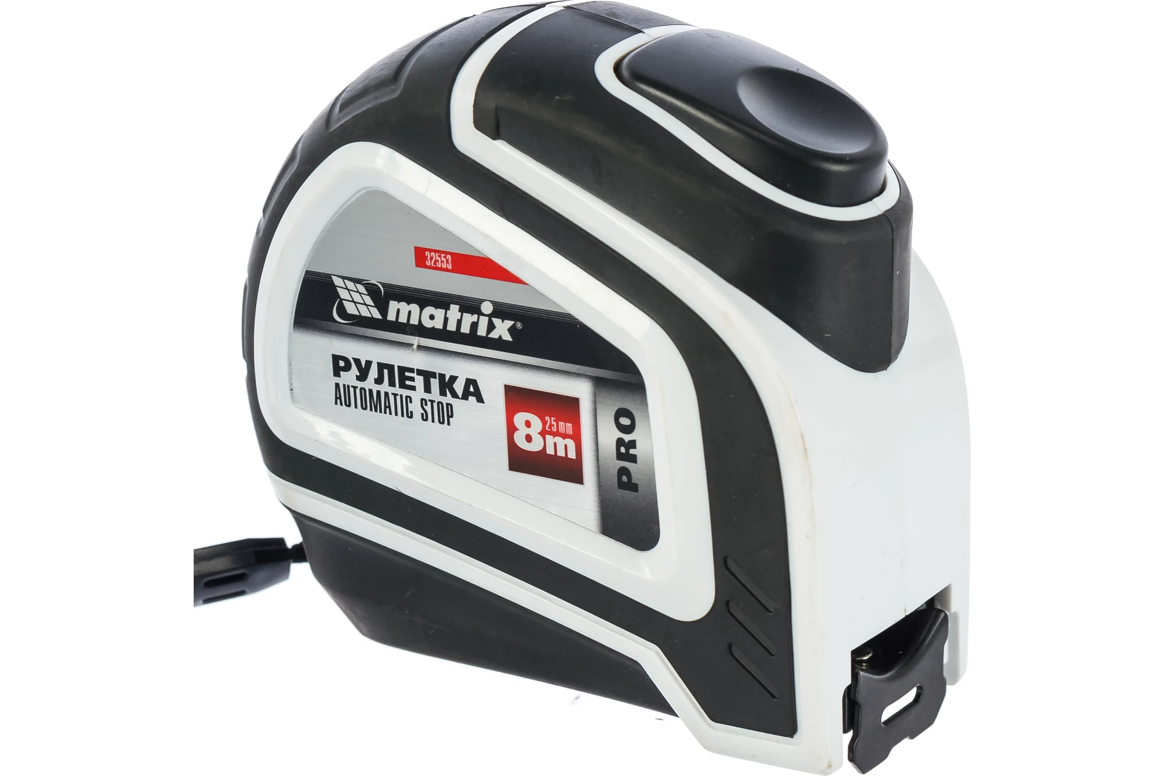Рулетка MATRIX Autostop 8 м х 25 мм 32553