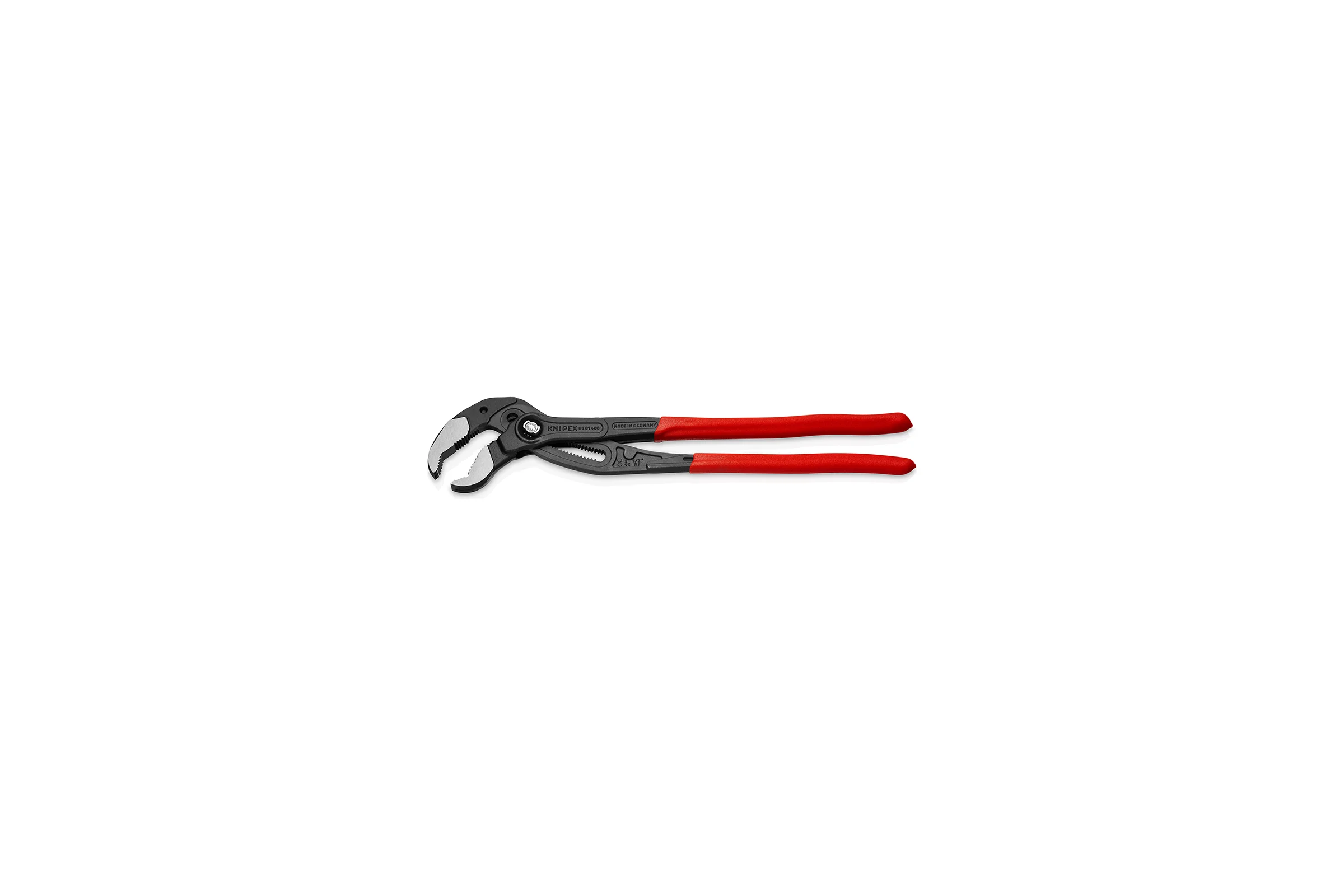 Переставные клещи Knipex sb зев 90 мм, длина 400 мм, фосфатированные, обливные ручки KN-8701400SB